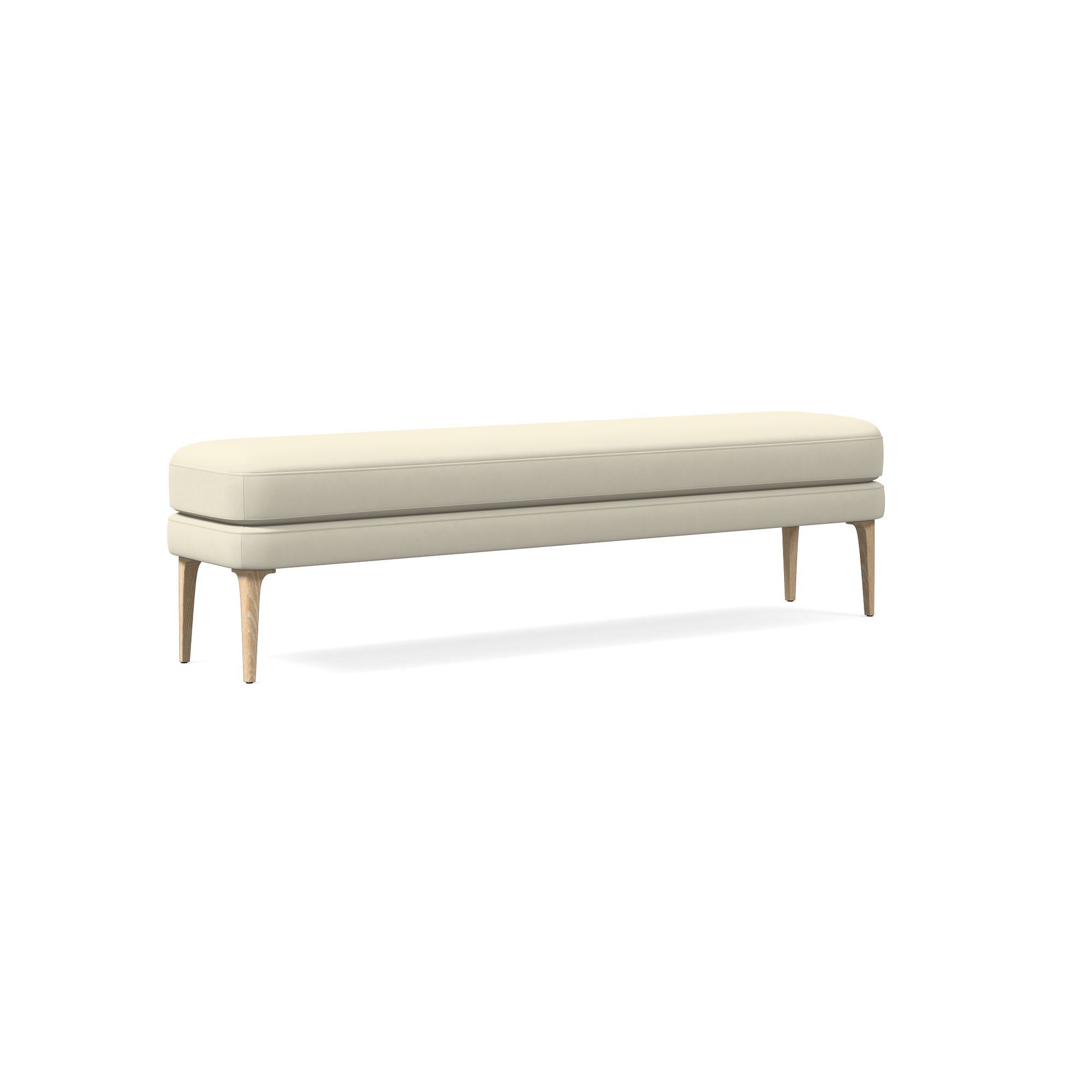 Auburn Leather Bench | West Elm