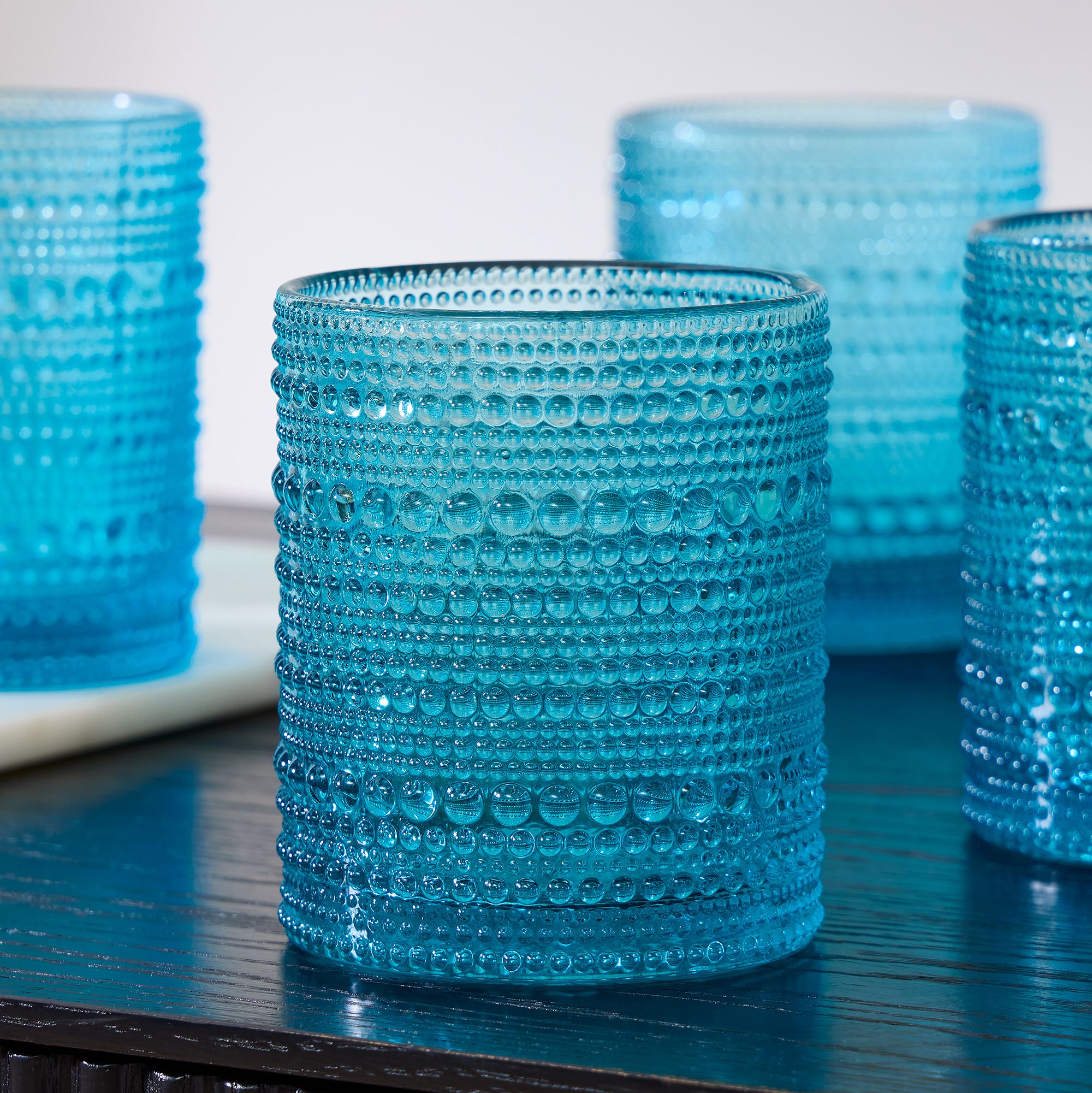 Jupiter Beaded Short Drinking Glasses (Set of 6) | West Elm