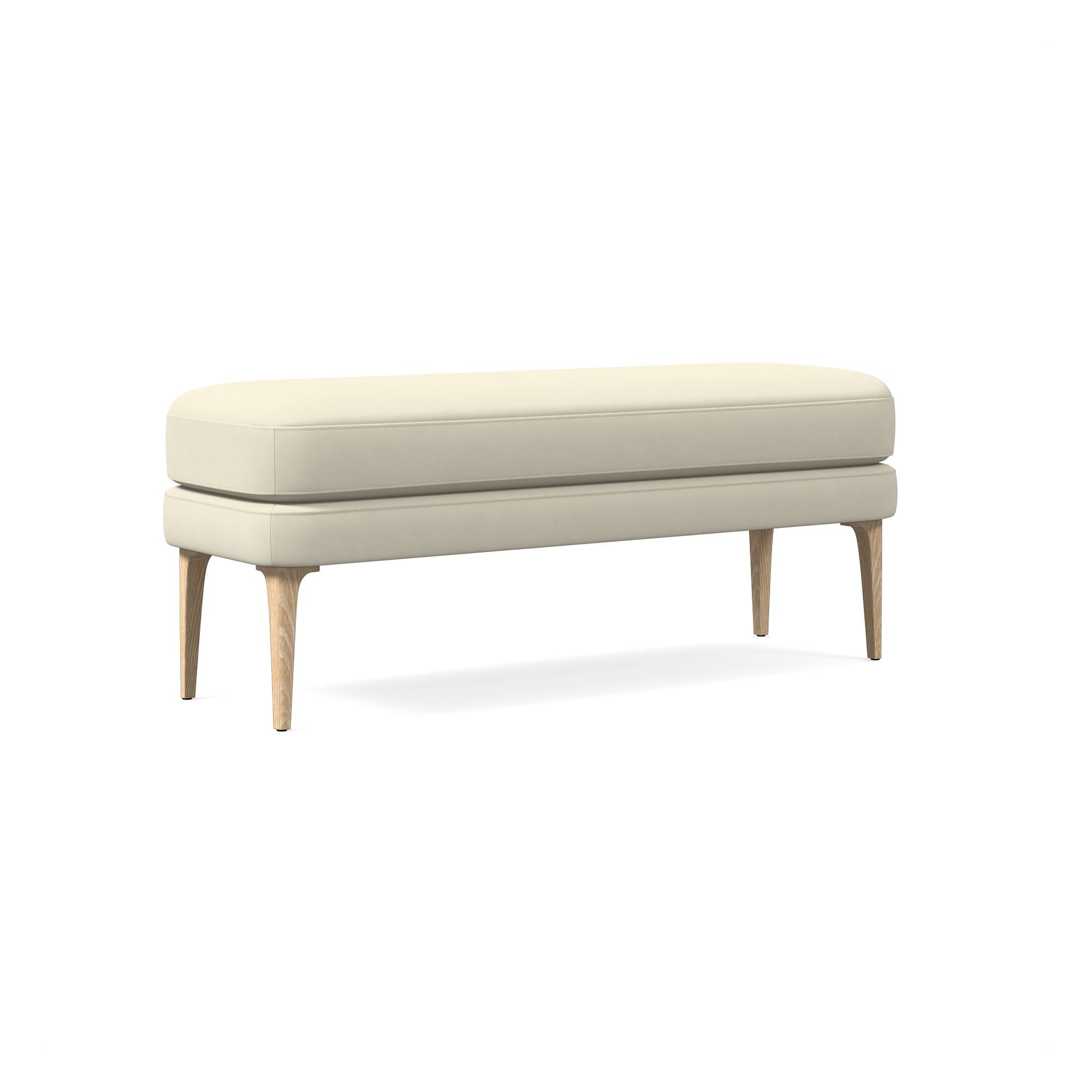 Auburn Leather Bench | West Elm