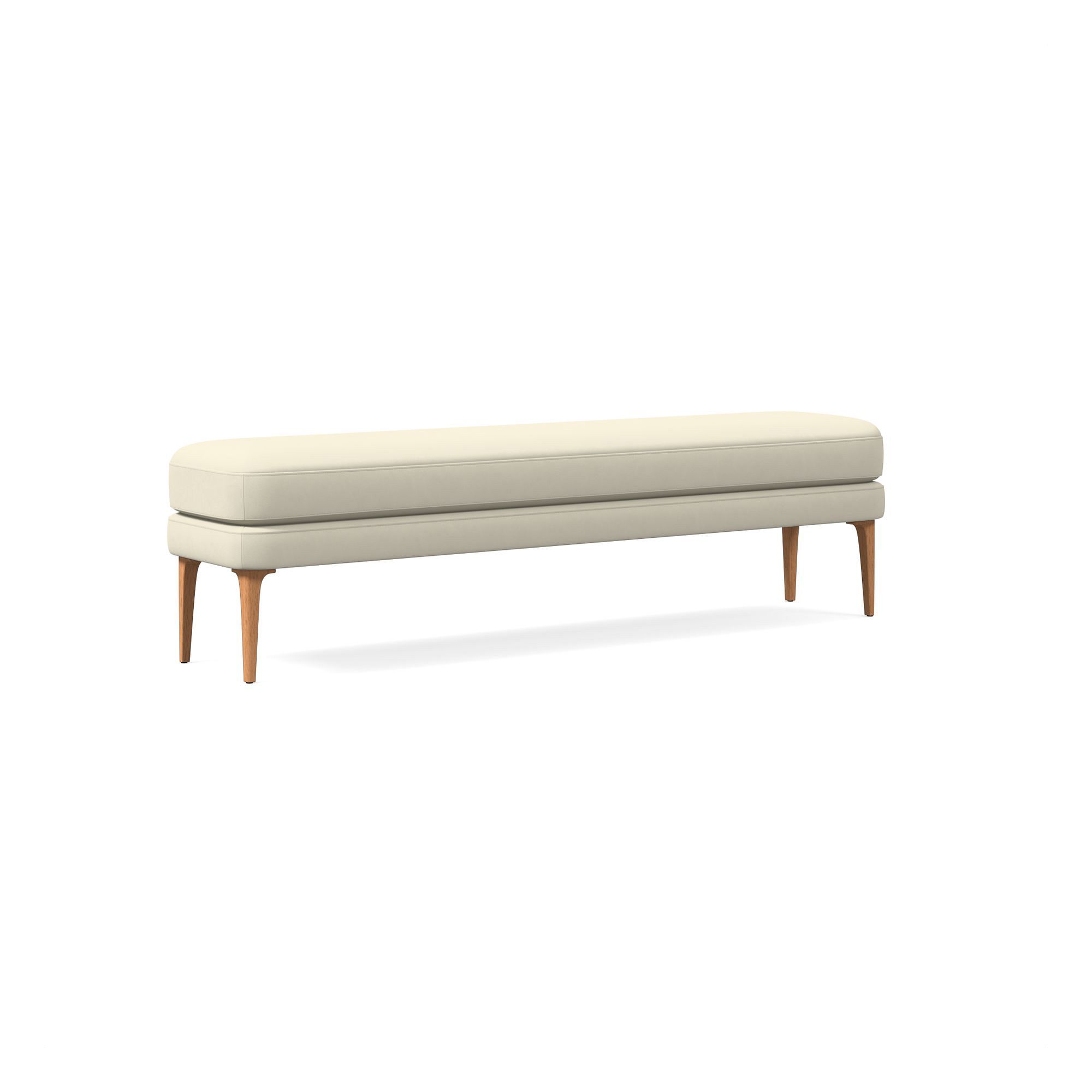 Auburn Leather Bench | West Elm