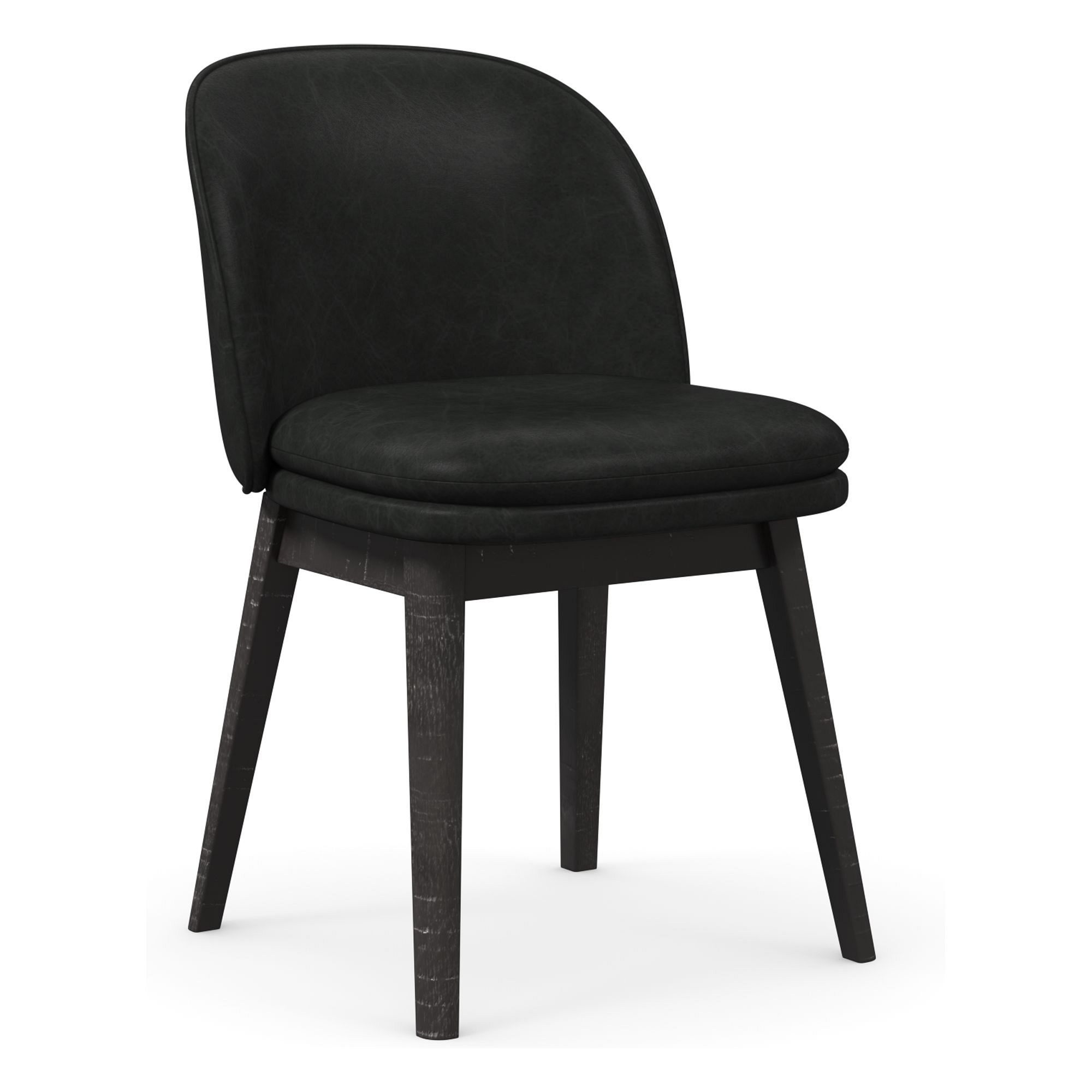 Wayne Leather Side Dining Chair | West Elm