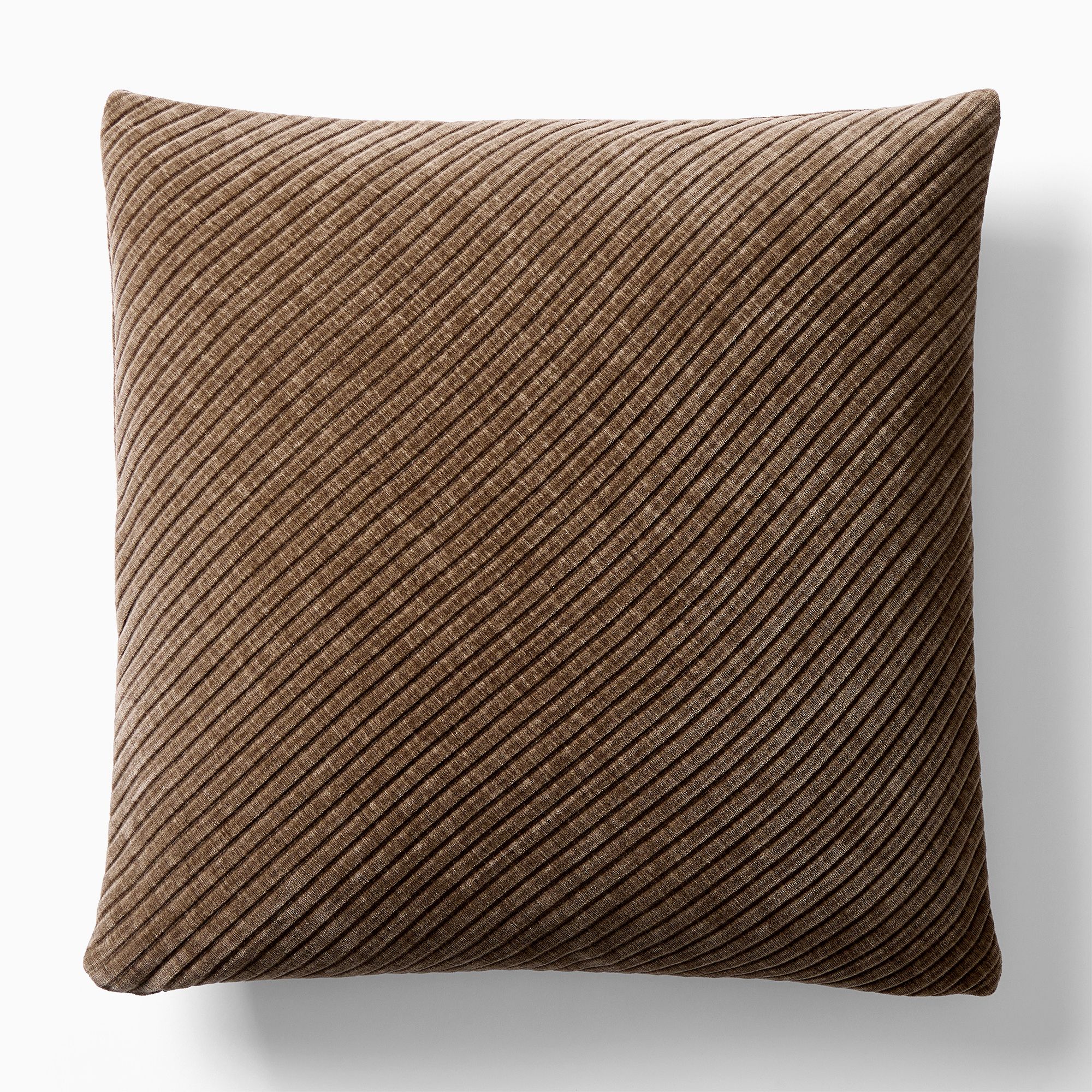 Corded Bias Velvet Pillow Cover | West Elm