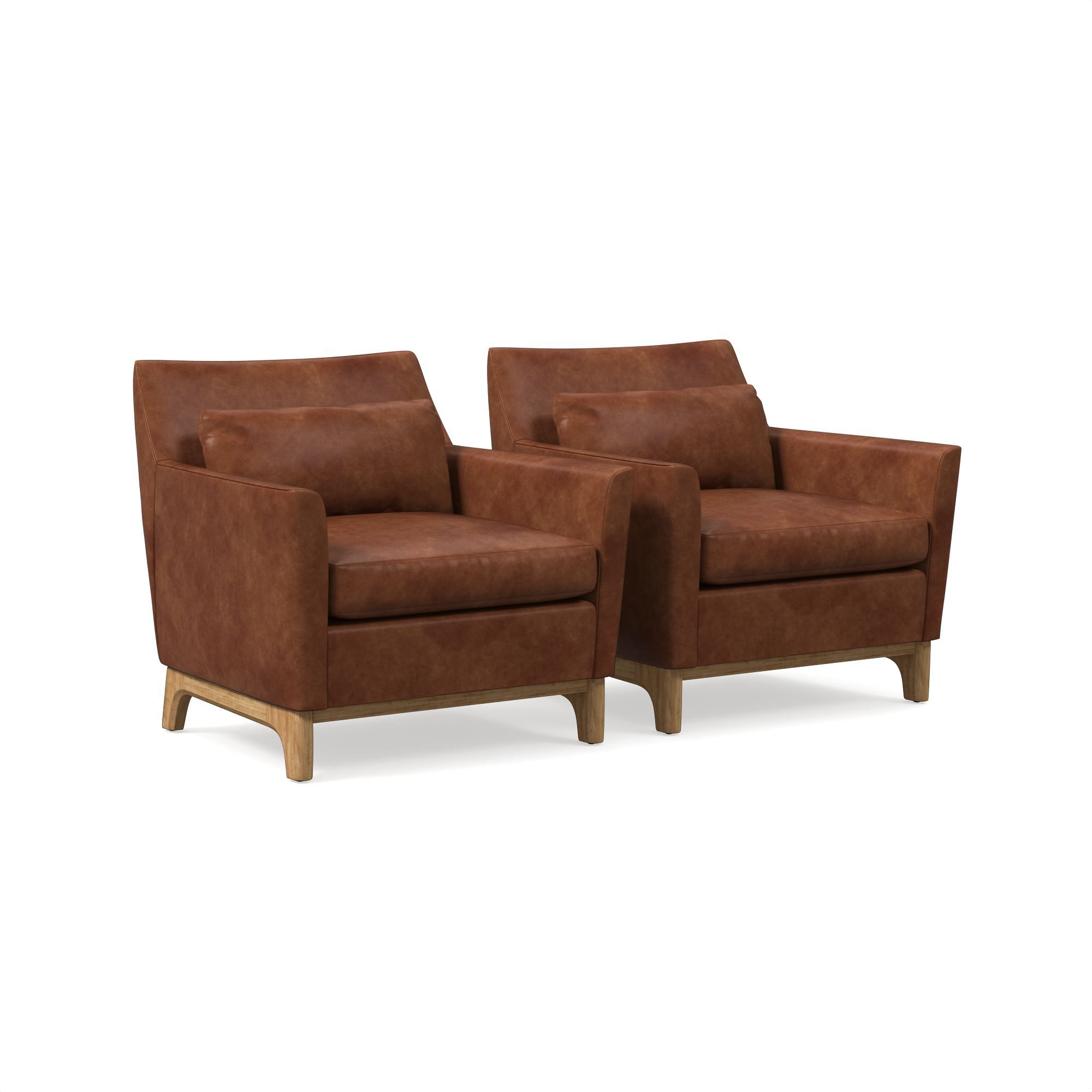 Harvey Leather Chair | West Elm