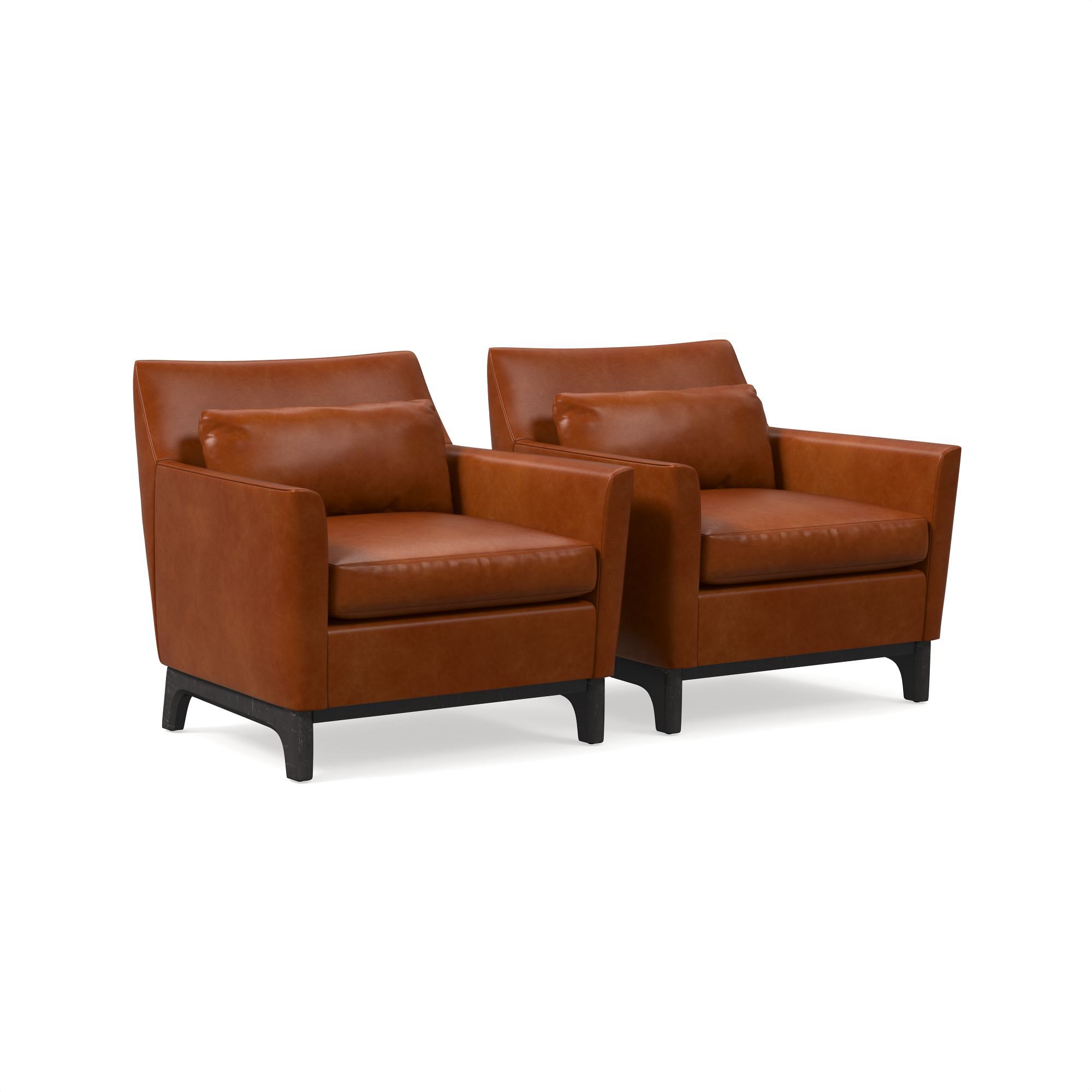 Harvey Leather Chair | West Elm