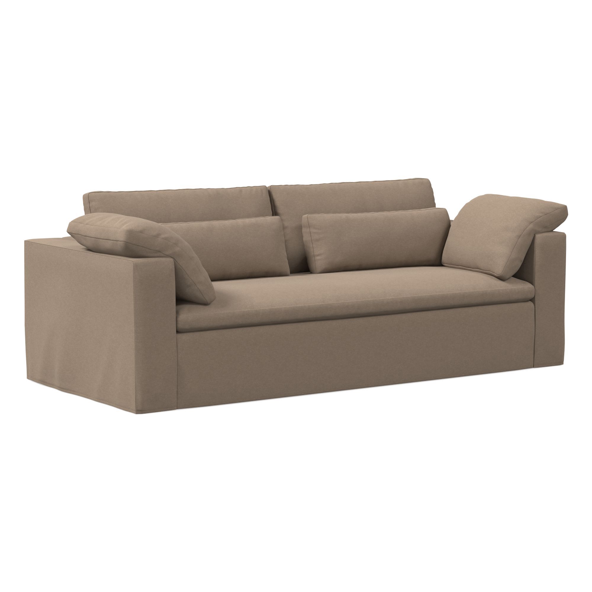 Harmony Modular Skirted Slipcover Sofa (82"–92") | West Elm