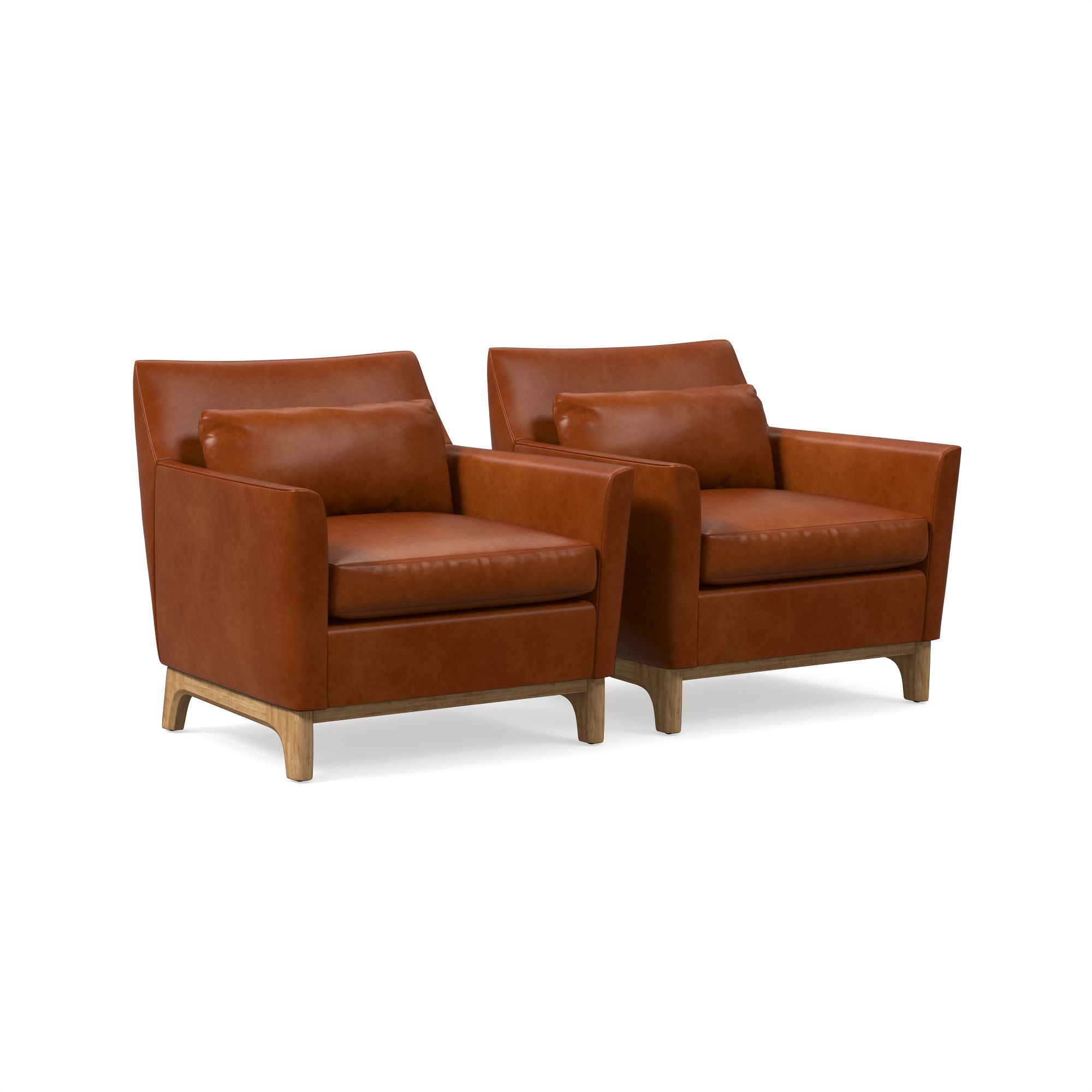 Harvey Leather Chair | West Elm