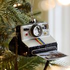 Glass Polaroid Camera Ornament