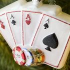 Game Night Glass Ornaments