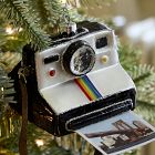 Glass Polaroid Camera Ornament