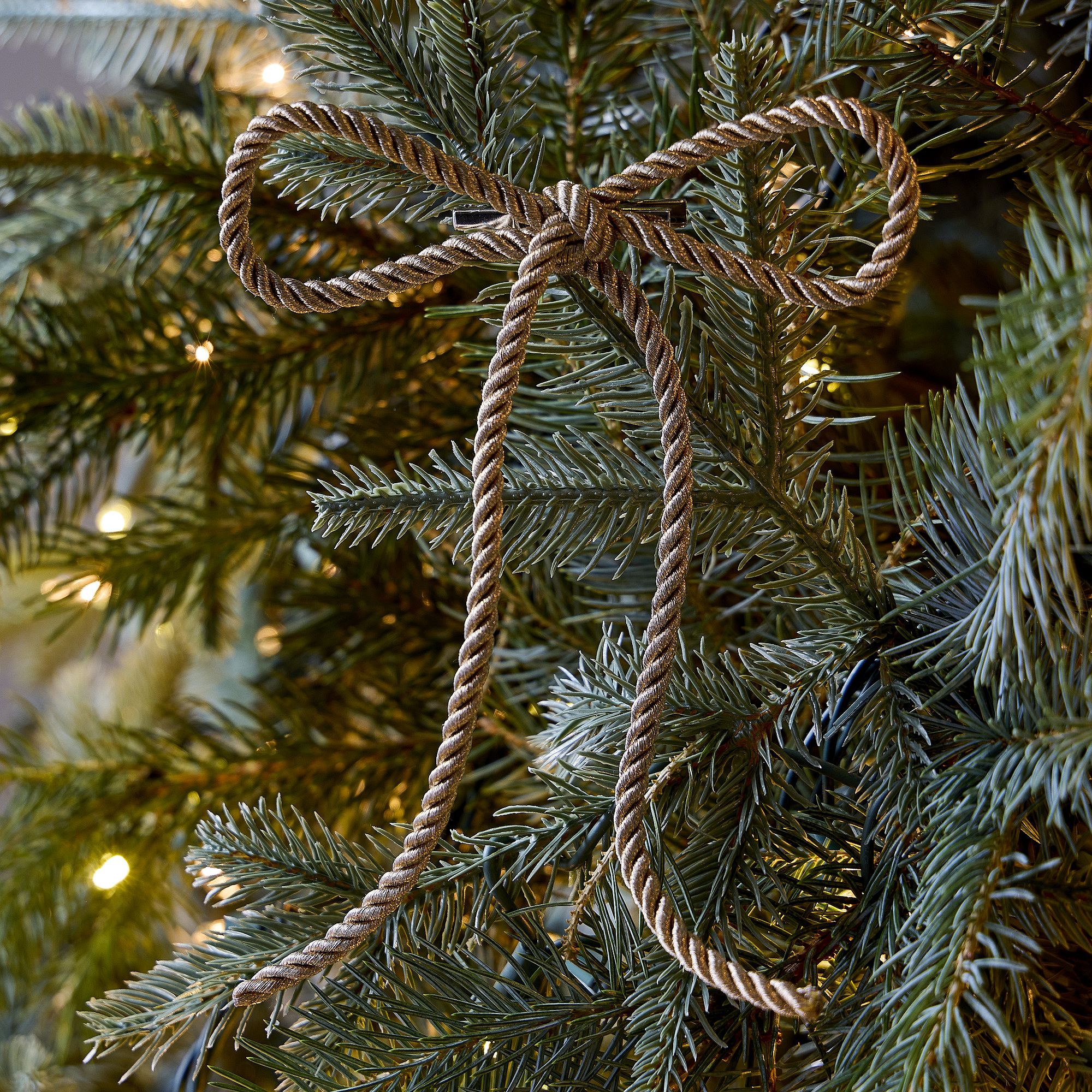 Metallic Bow Clip-On Ornament | West Elm