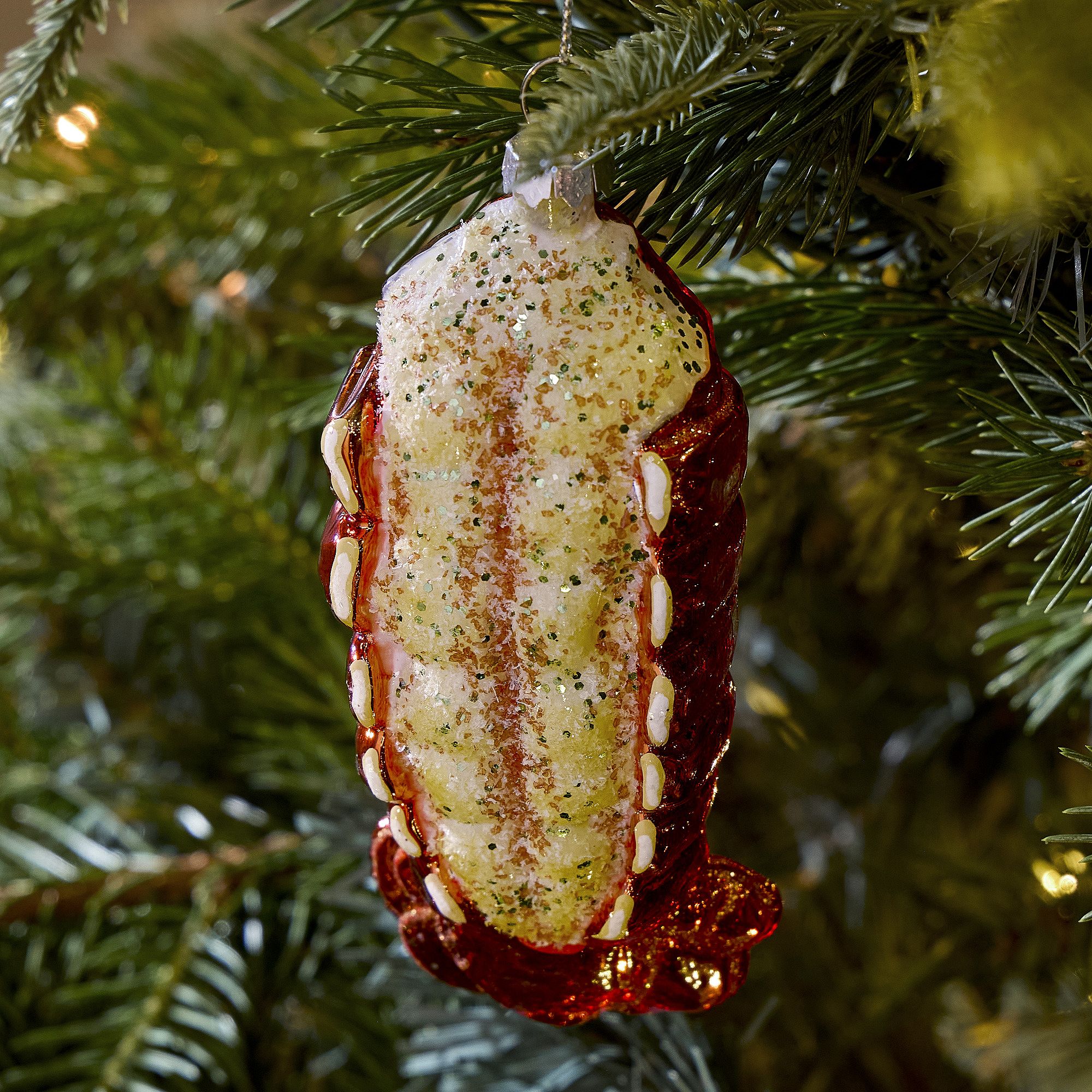 Glass Lobster Ornament | West Elm