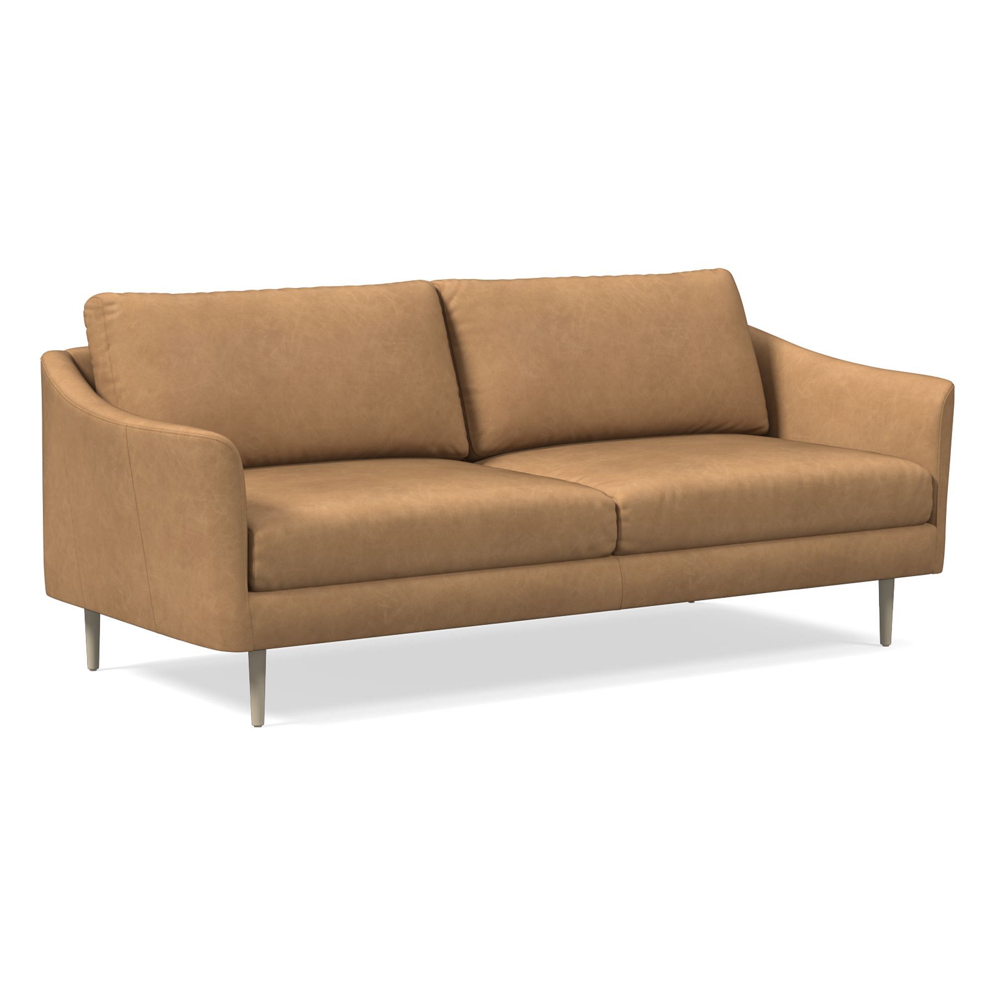 Sloane Leather Sofa (78") | West Elm