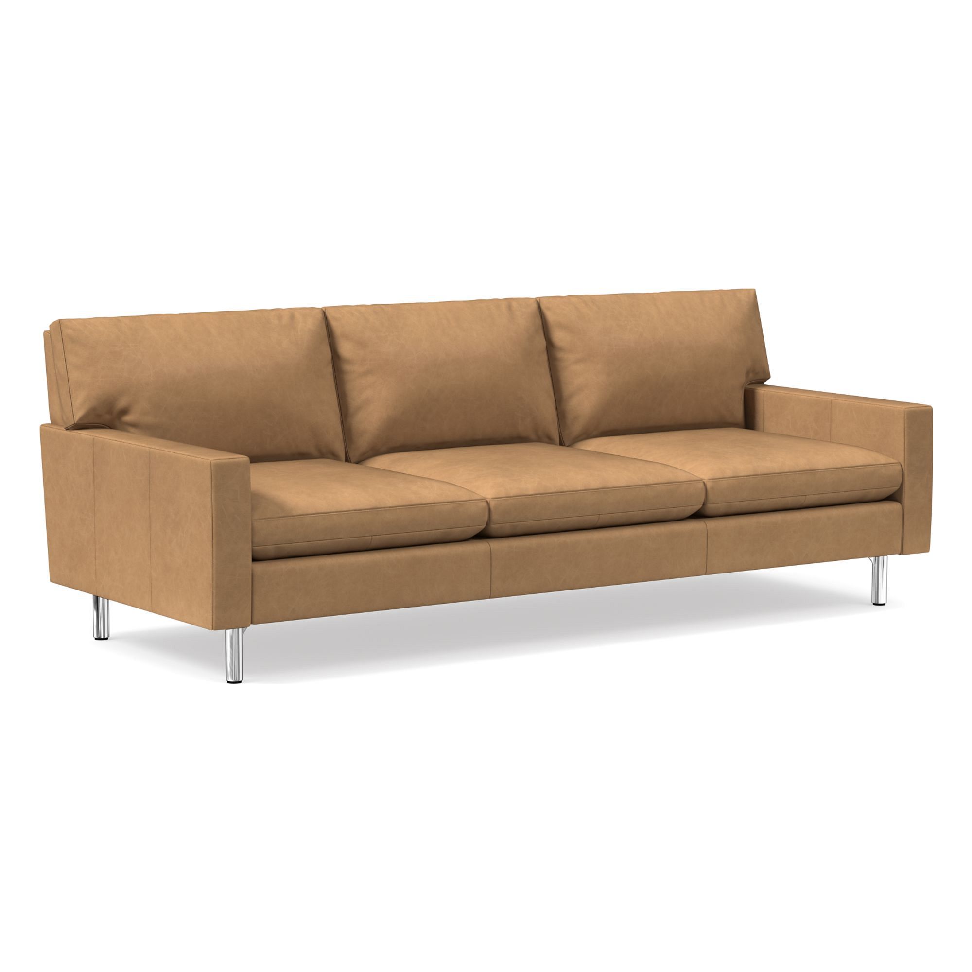 Nelson Leather Sofa (87") | West Elm