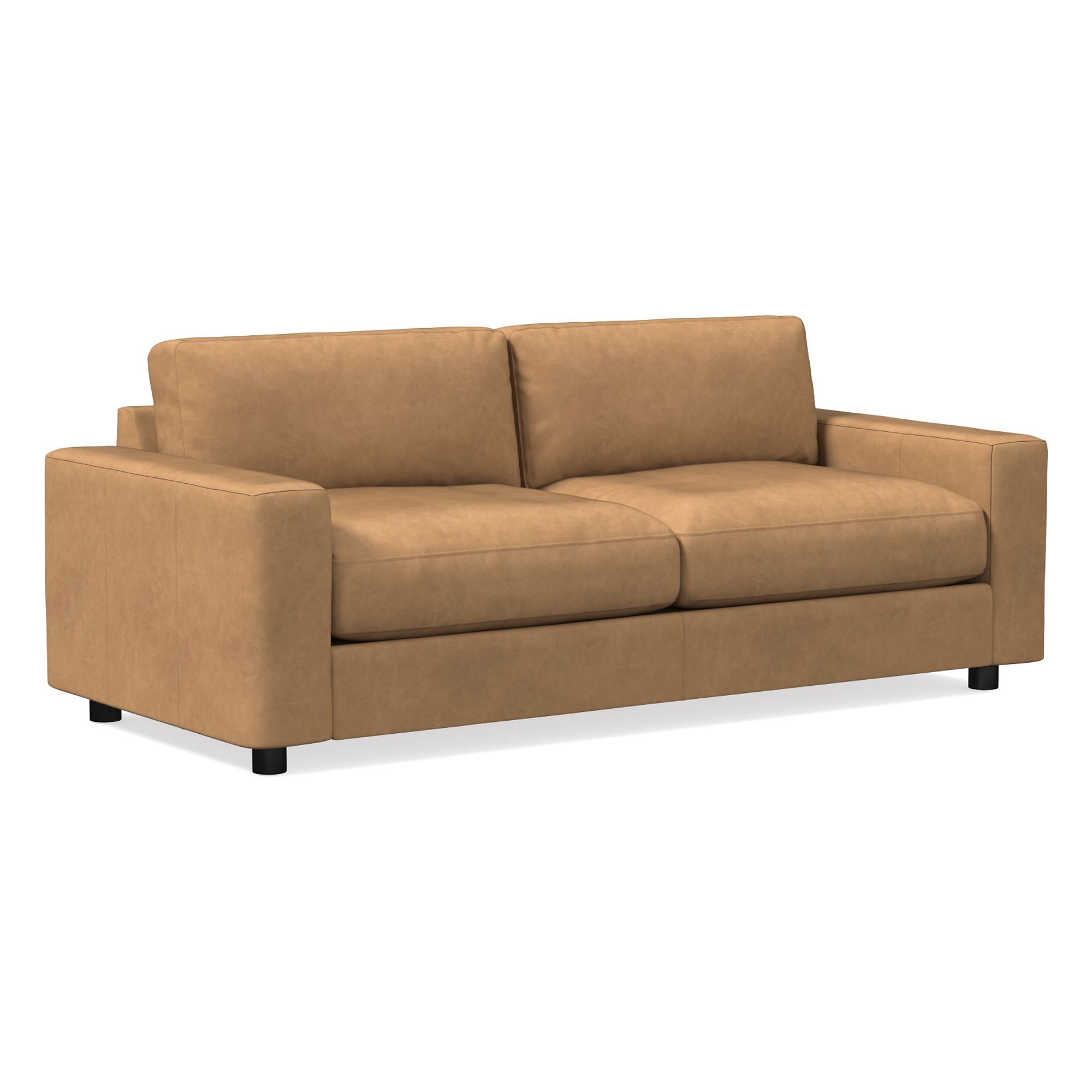 Urban Leather Sleeper Sofa (84") | West Elm