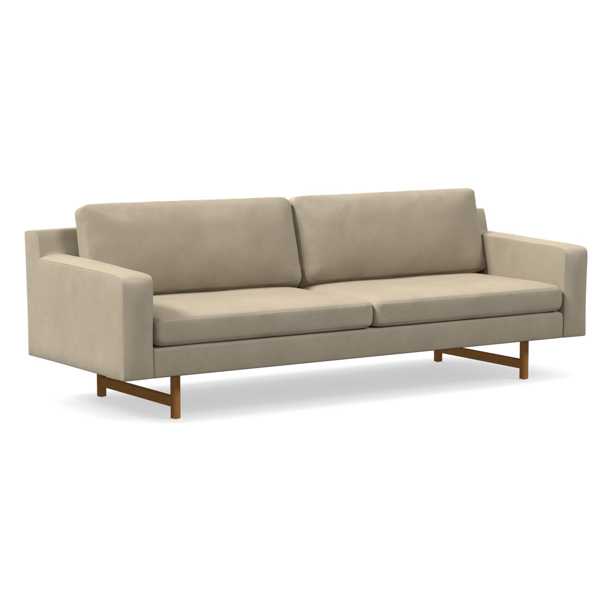 Eddy Leather Sofa (60"–94") | West Elm