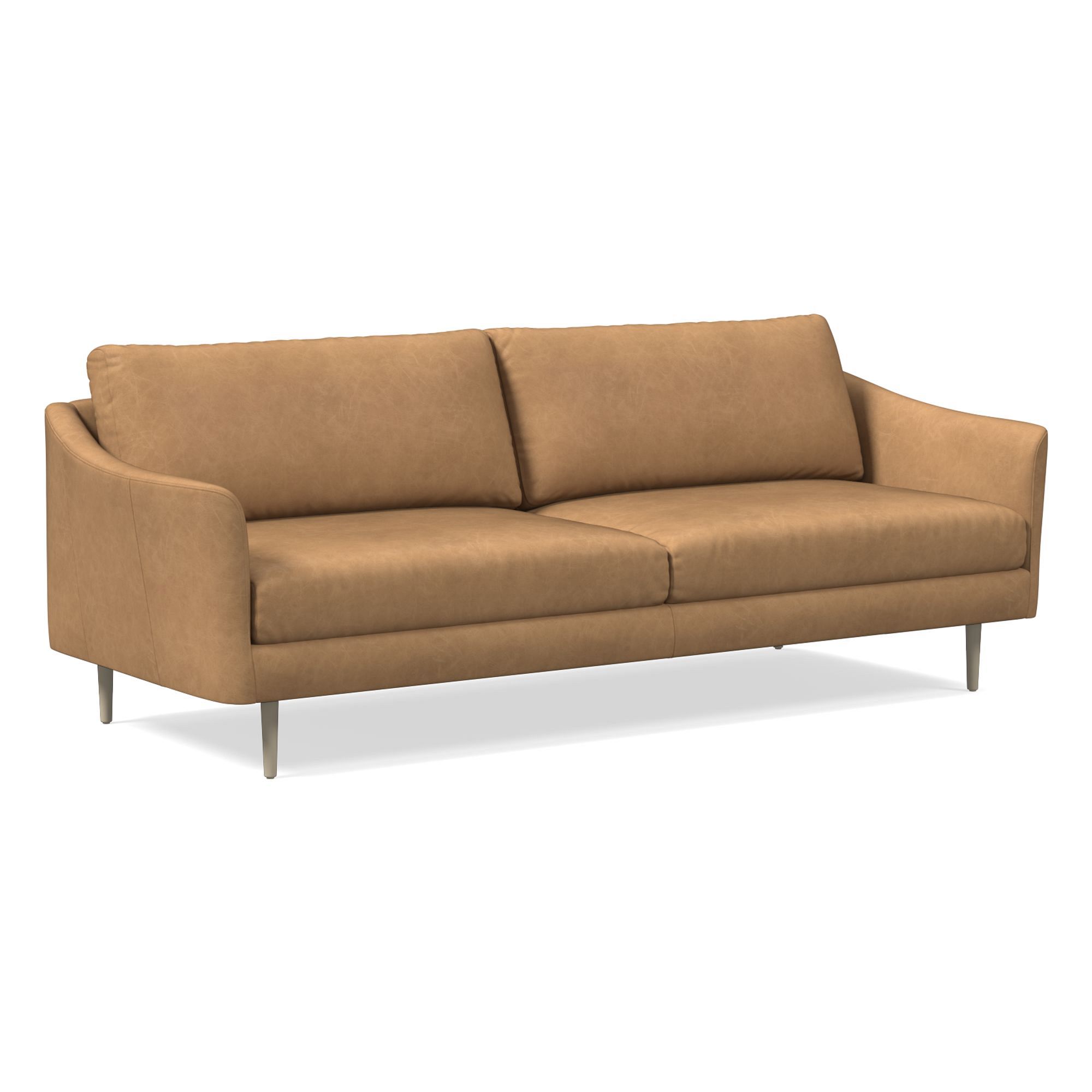 Sloane Leather Sofa (78") | West Elm