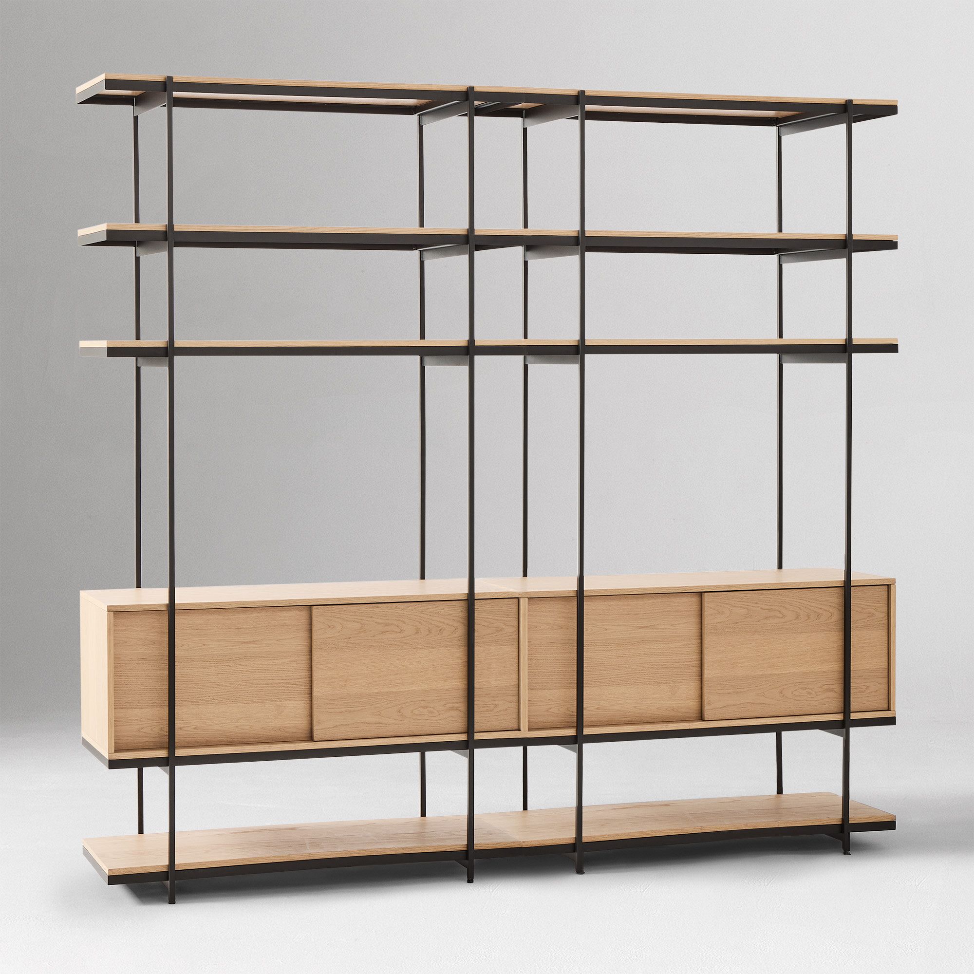 Pierce Narrow Storage Shelf Unit (42") | West Elm