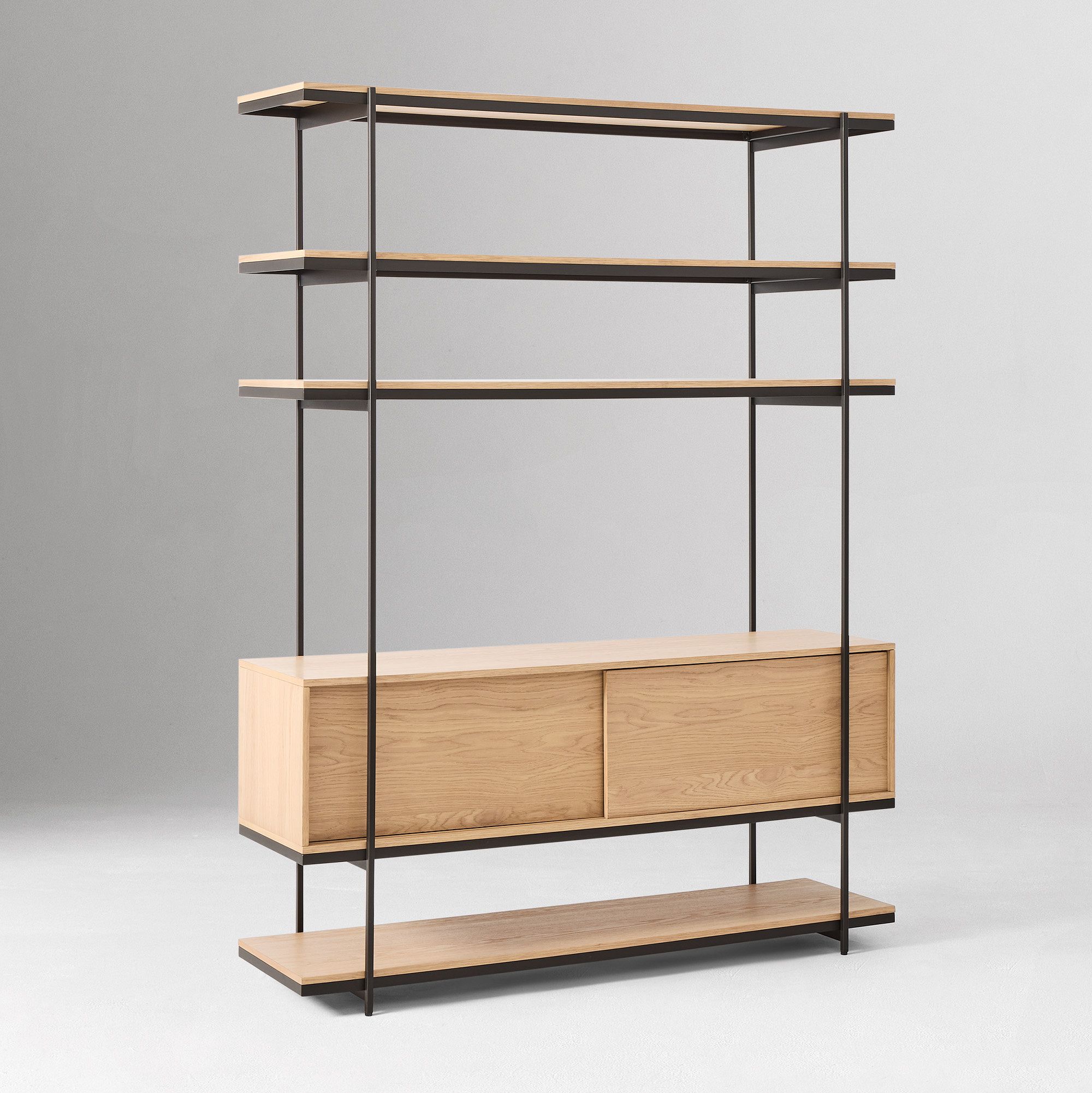 Pierce Wide Shelf Unit (60") | West Elm