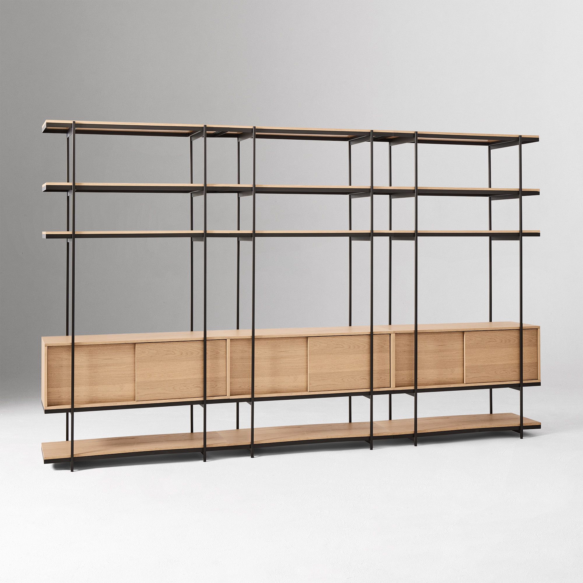 Pierce Narrow Storage Shelf Unit (42") | West Elm