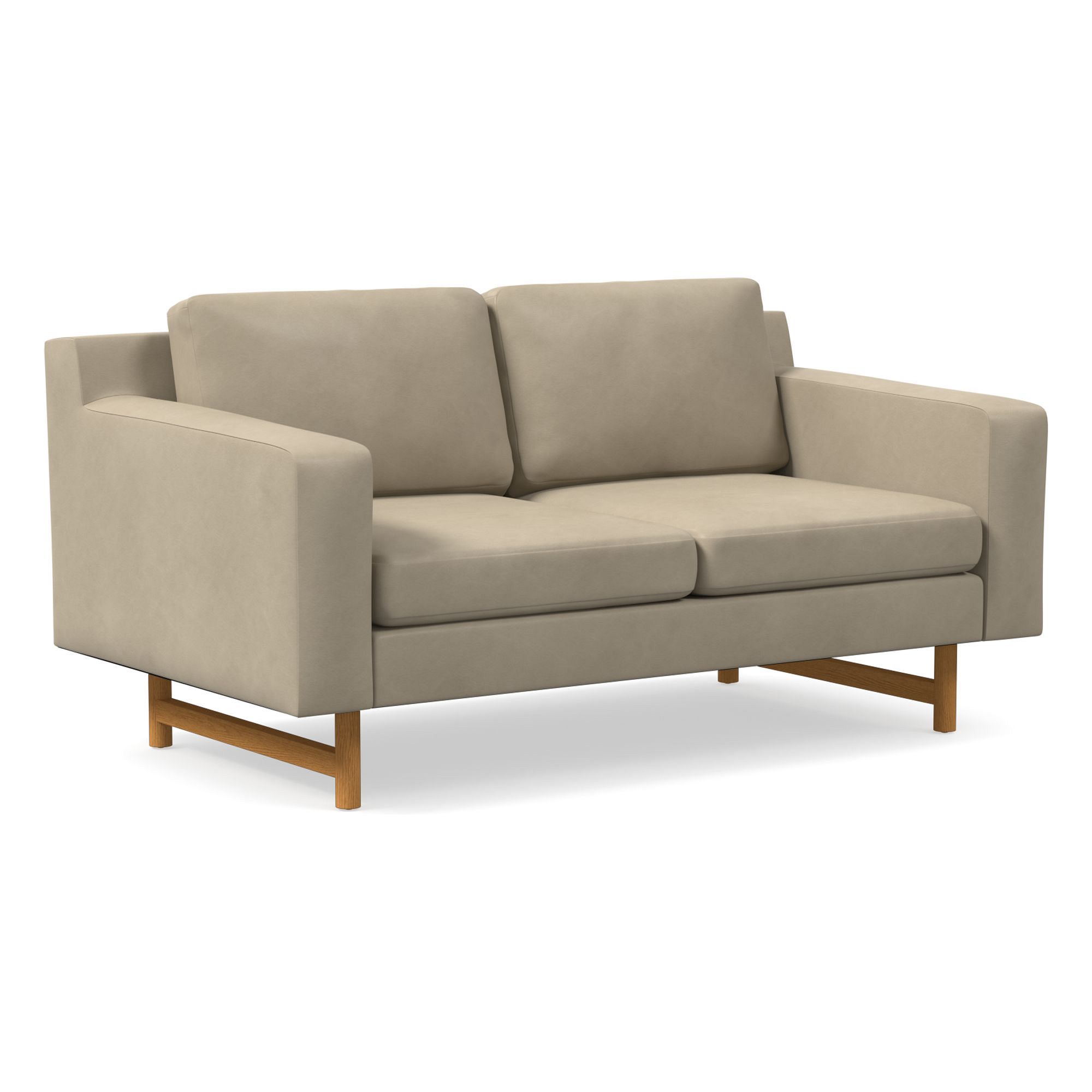 Eddy Leather Sofa (60"–94") | West Elm