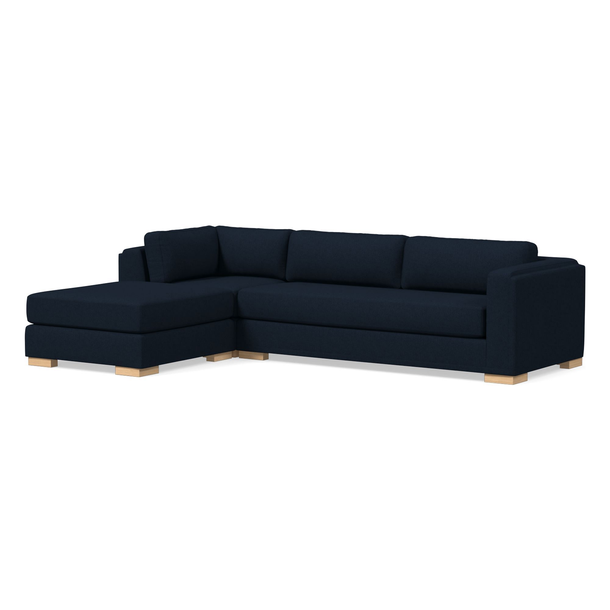 Nassau 3-Piece Ottoman Sectional (117") | West Elm