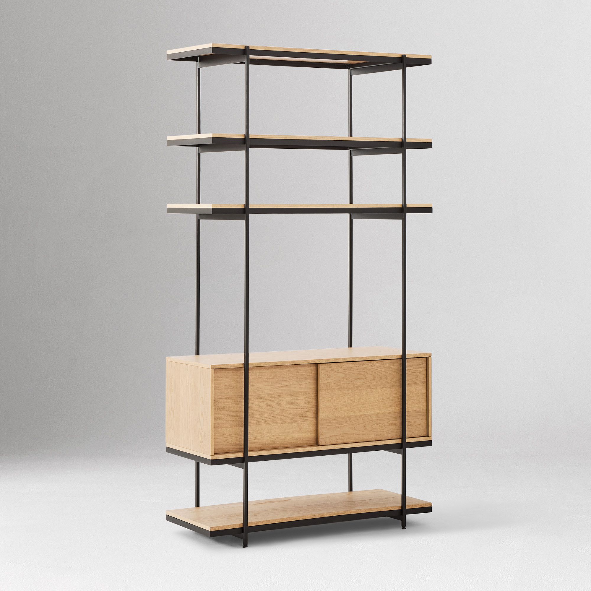 Pierce Narrow Storage Shelf Unit (42") | West Elm