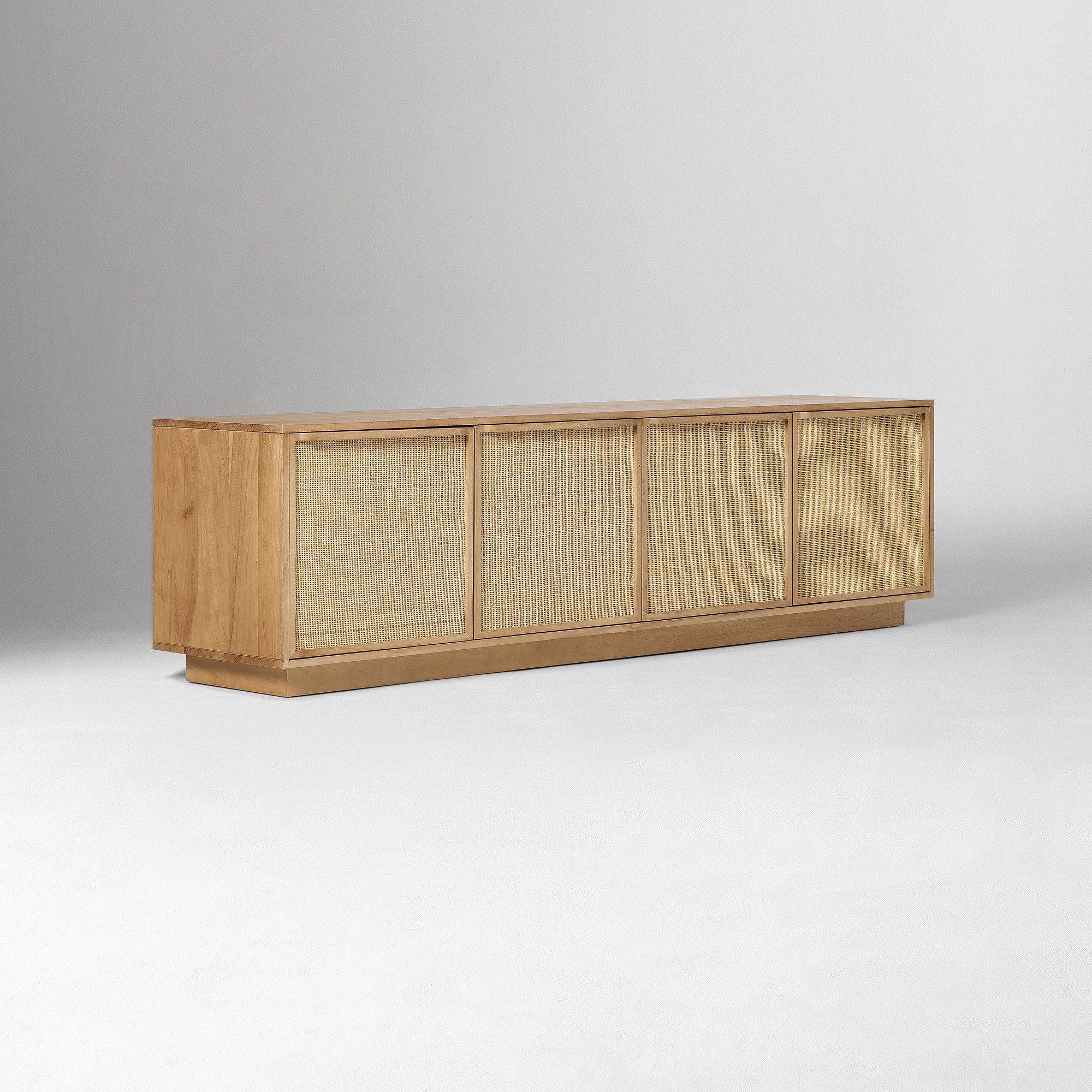 Callahan Rattan Media Console (80") | West Elm