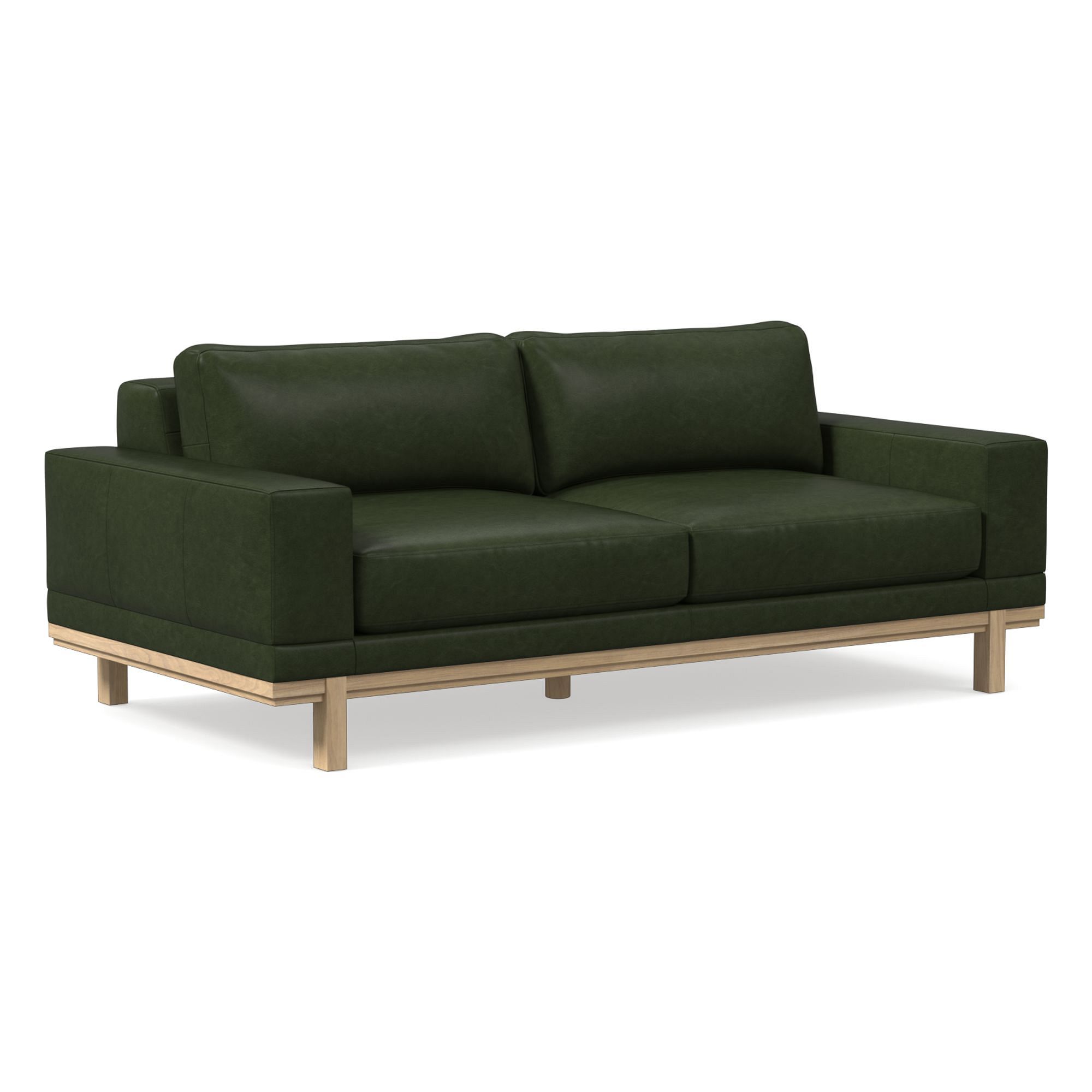 Dewitt Leather Sofa (76"–96") | West Elm