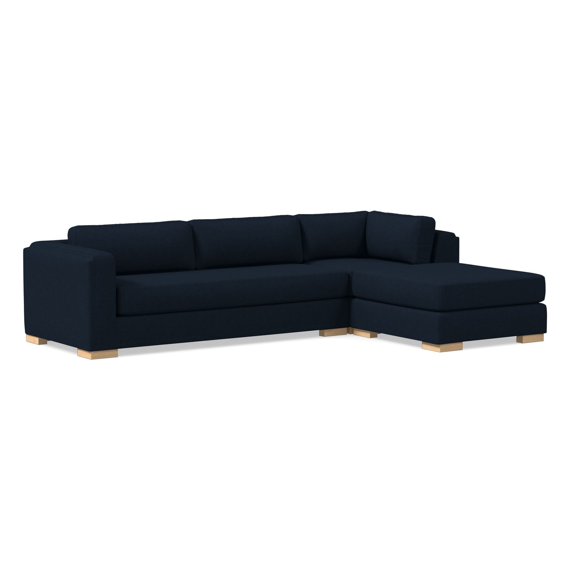 Nassau 3-Piece Ottoman Sectional (117") | West Elm