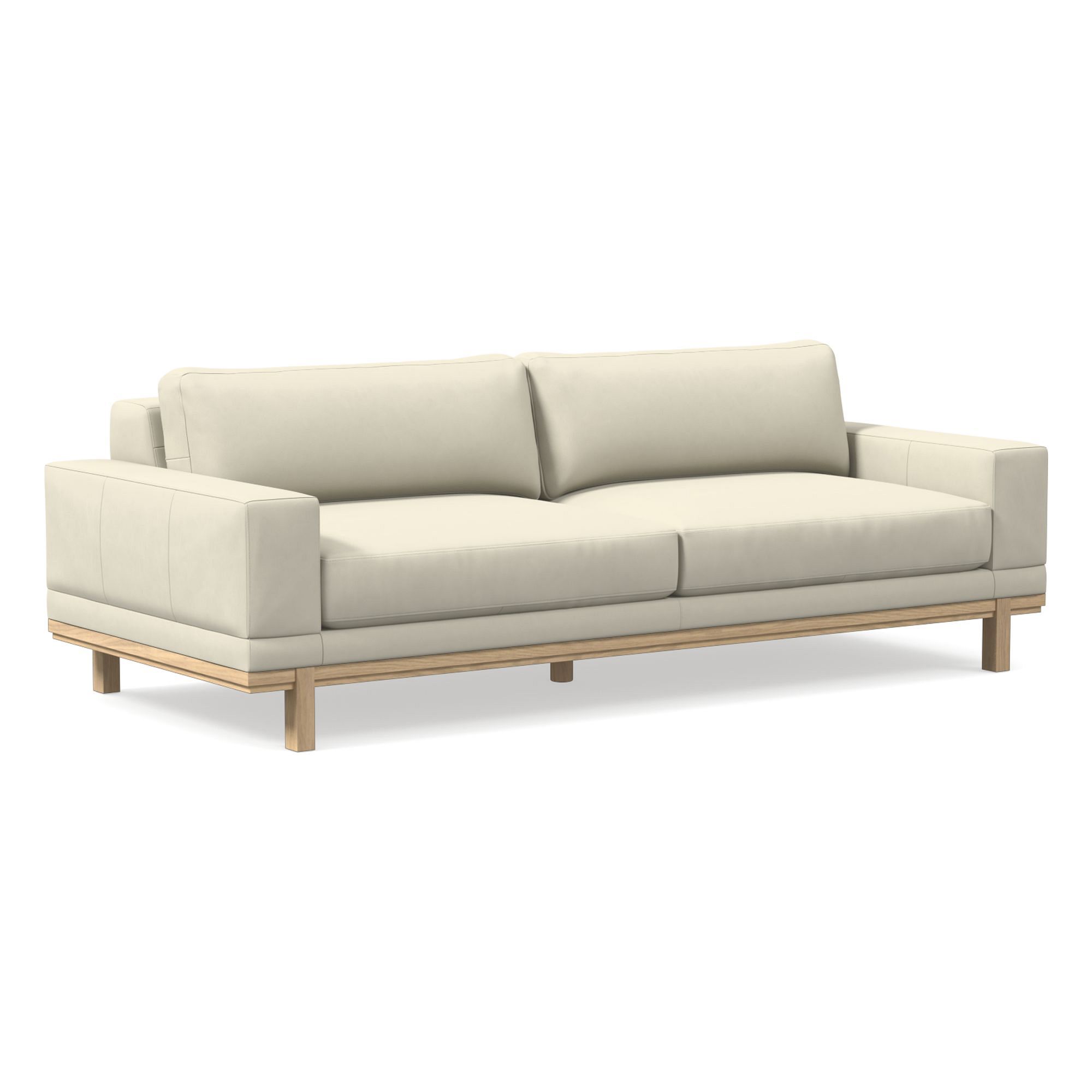 Dewitt Leather Sofa (76"–96") | West Elm