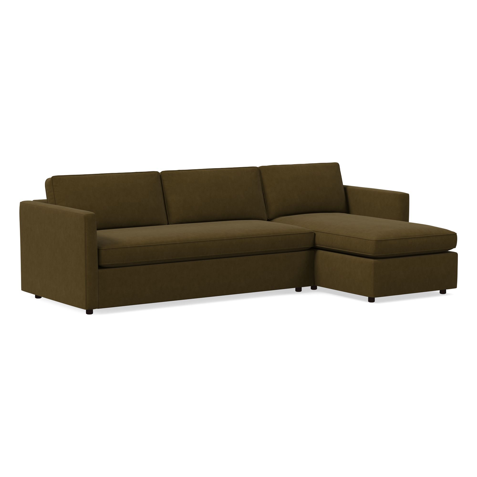 Harris 2 Piece Pop Up Sleeper Sectional With Storage | West Elm
