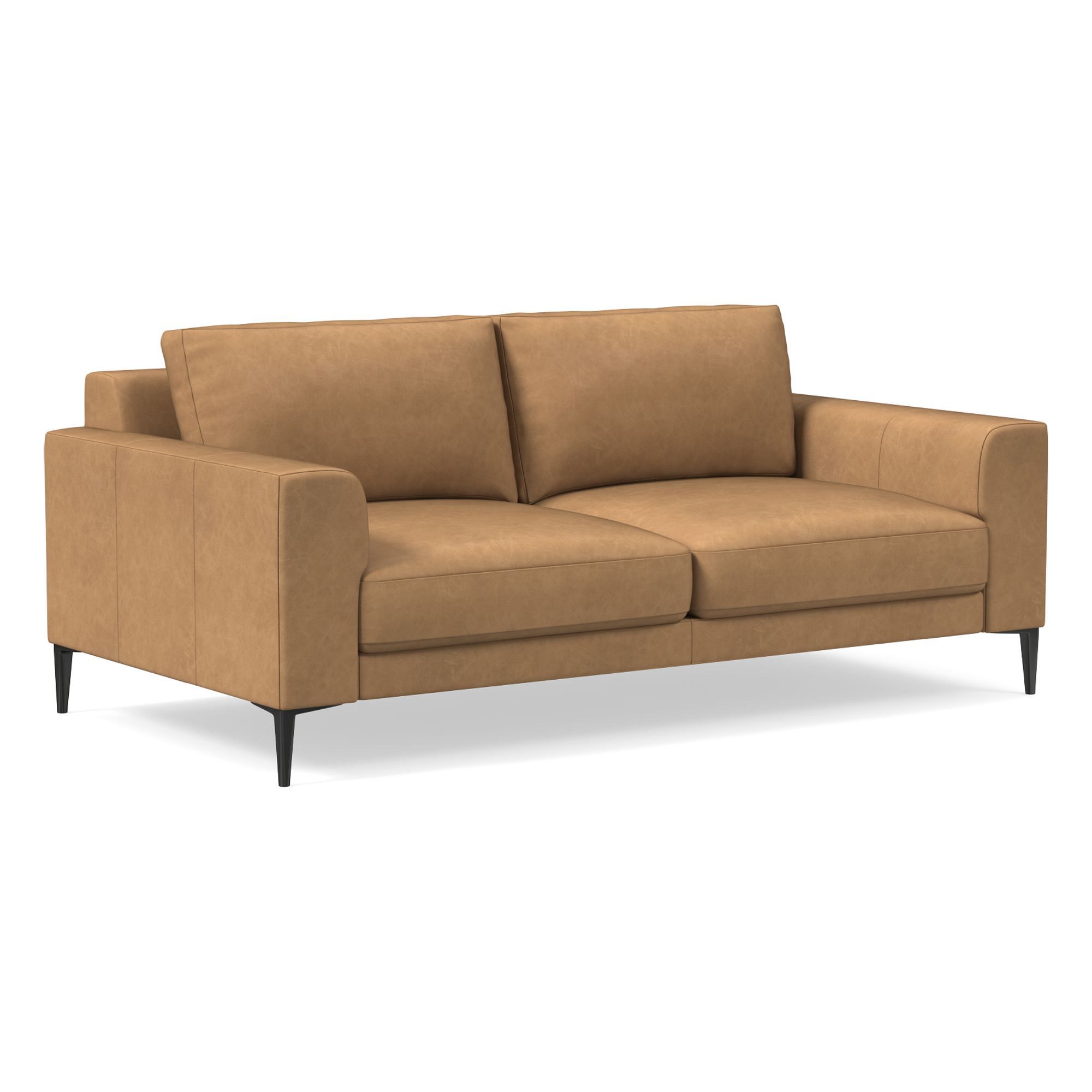 Harper Leather Sofa (76"–96") | West Elm