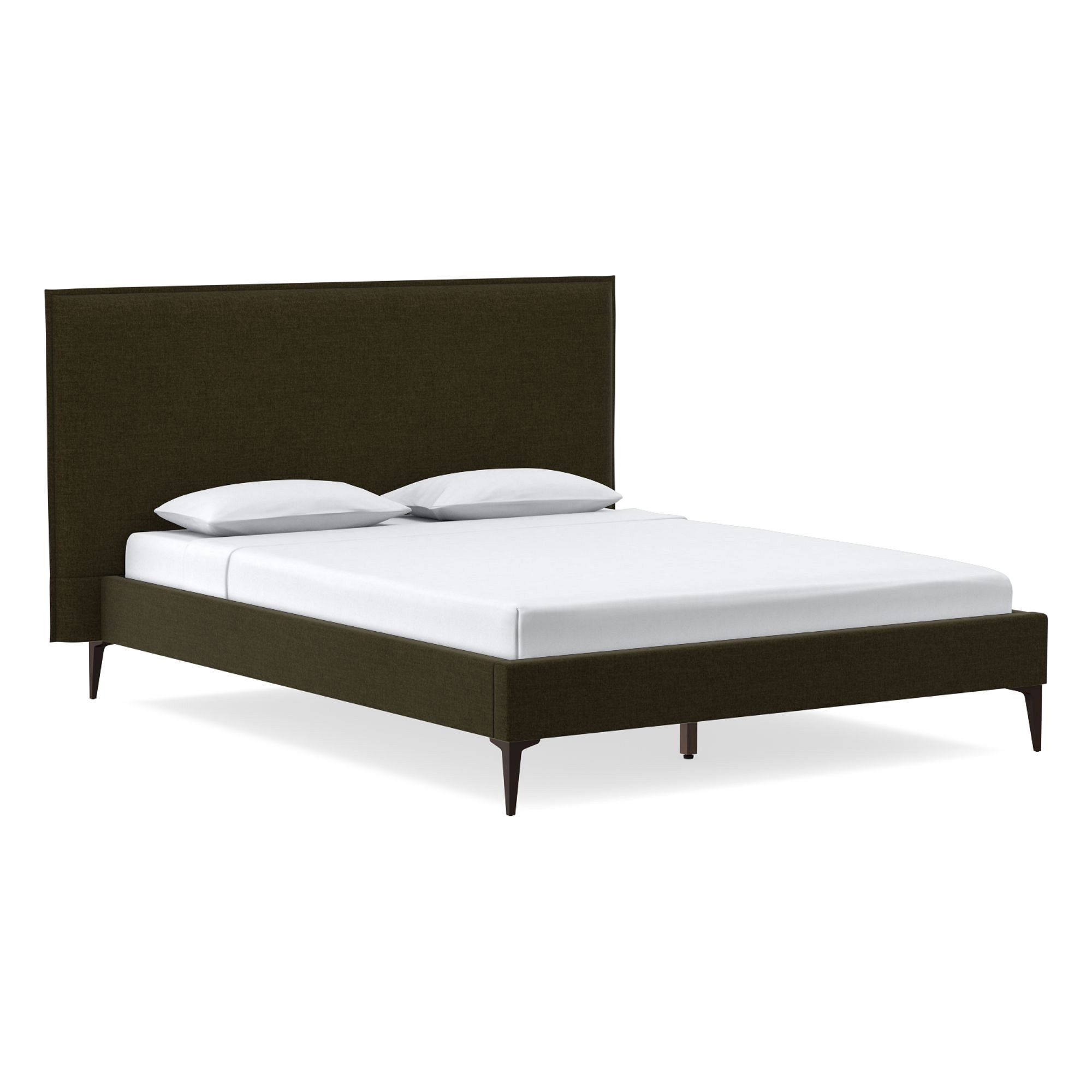 Freya Flange Low Profile Bed | West Elm