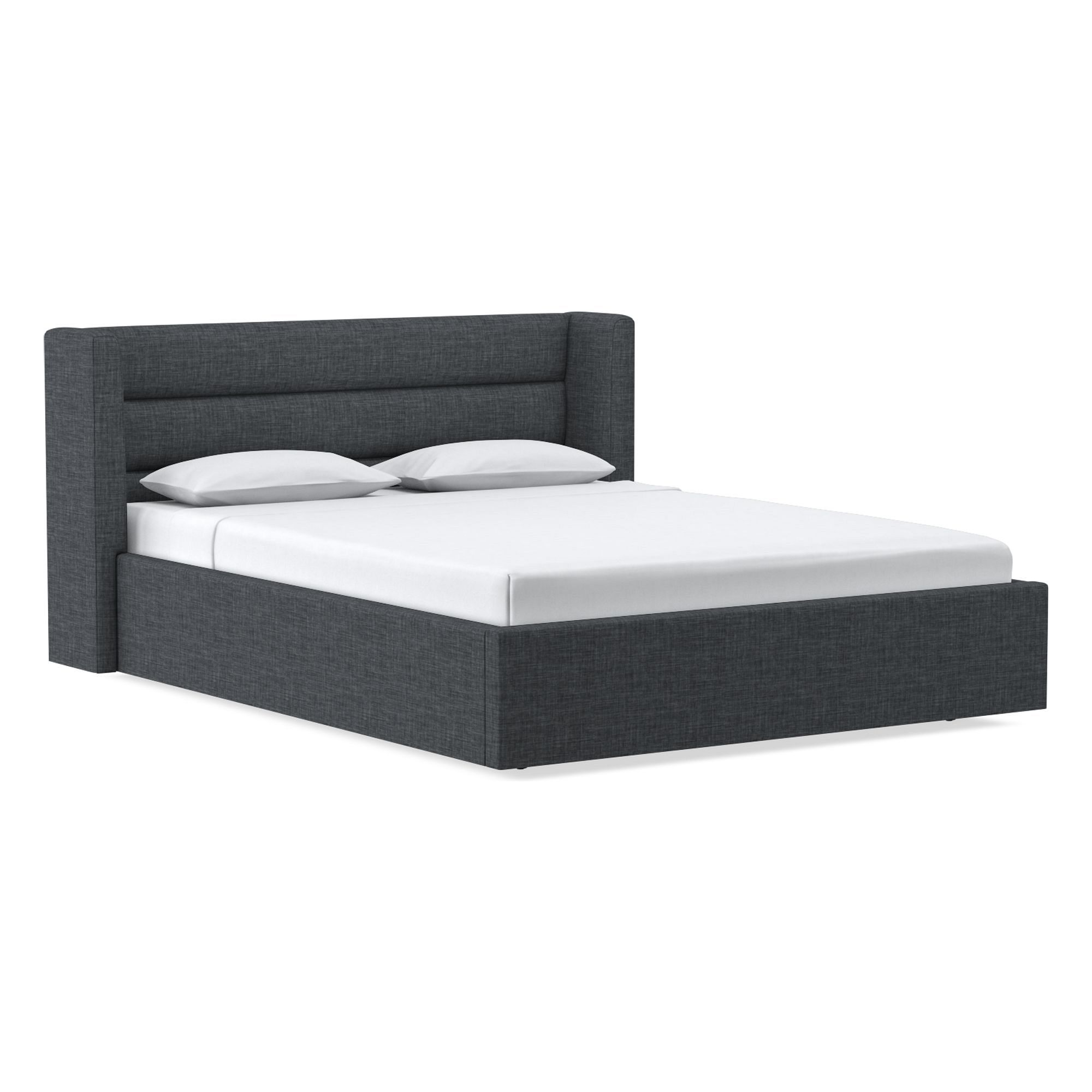 Shelter Low Profile Bed | West Elm