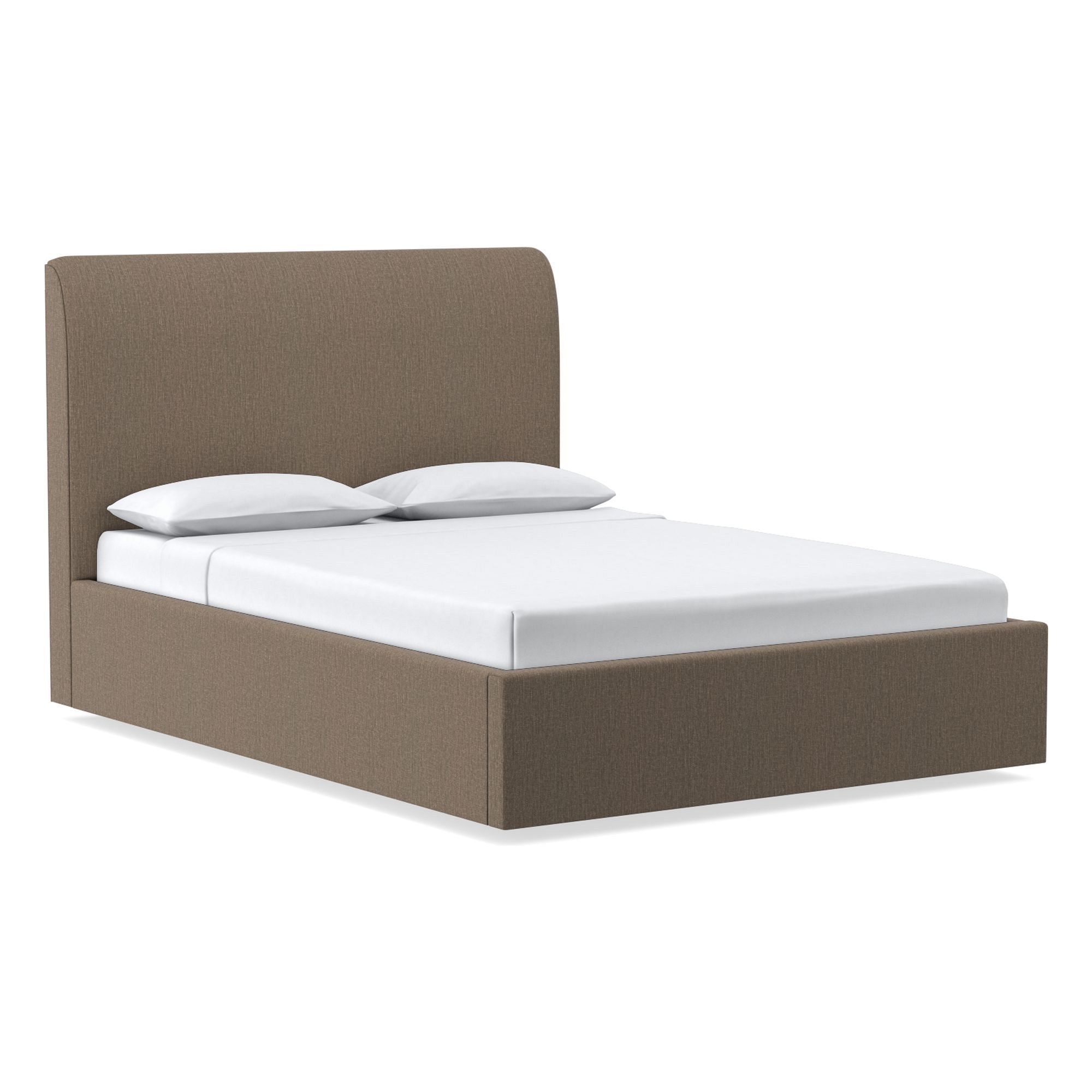 Freya Flange Low Profile Bed | West Elm