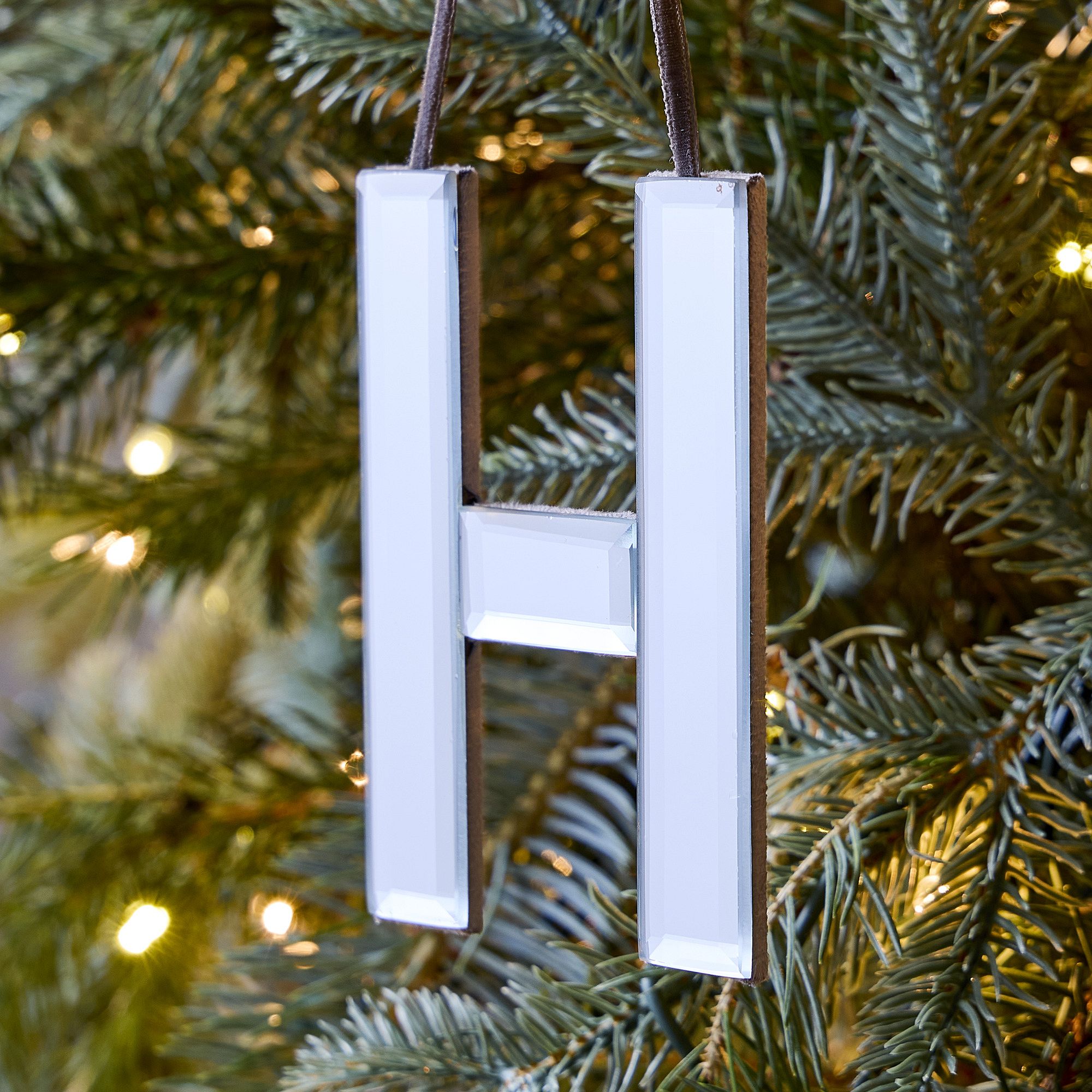 Mirrored Initial Ornaments | West Elm