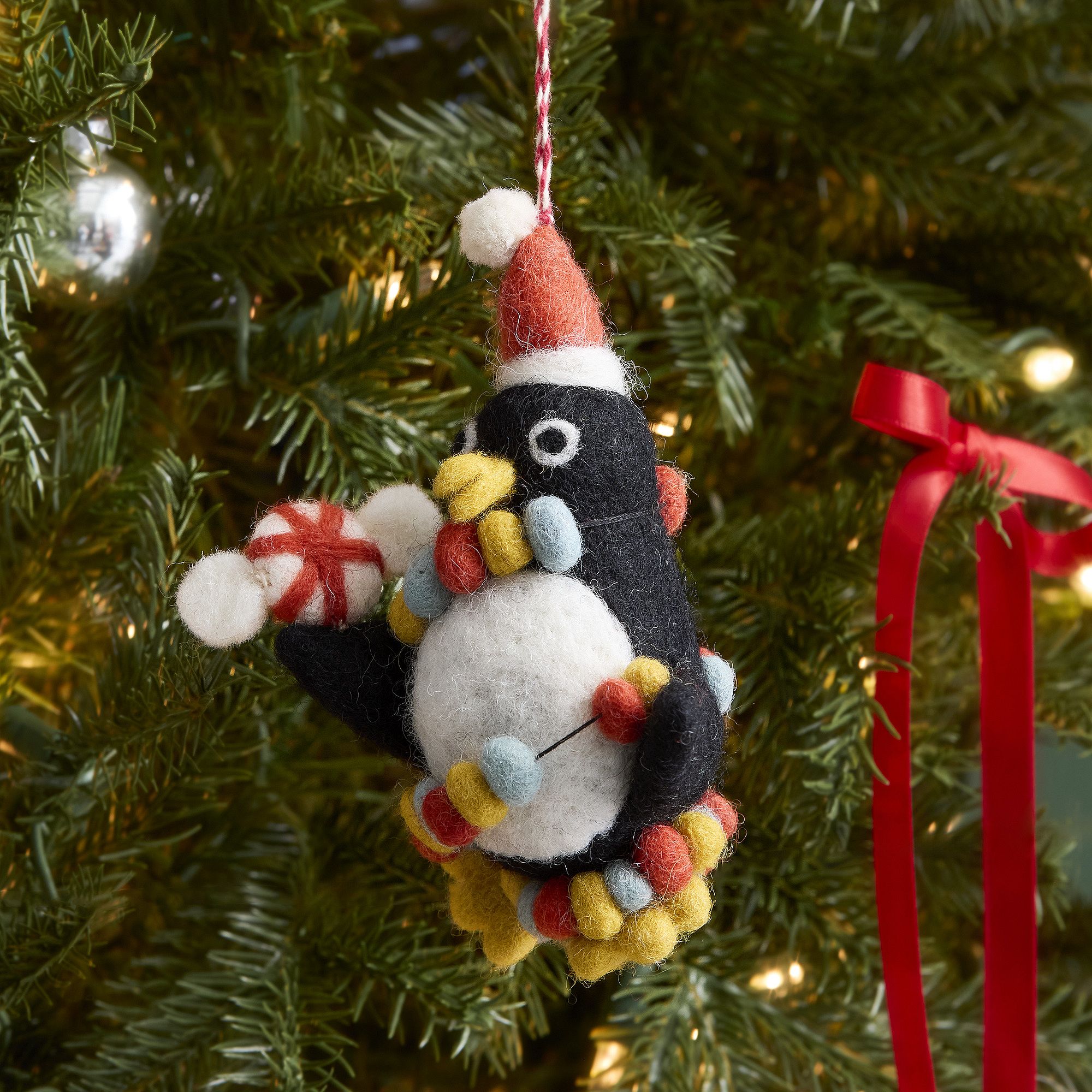 Felt Critters Lights Ornaments | West Elm