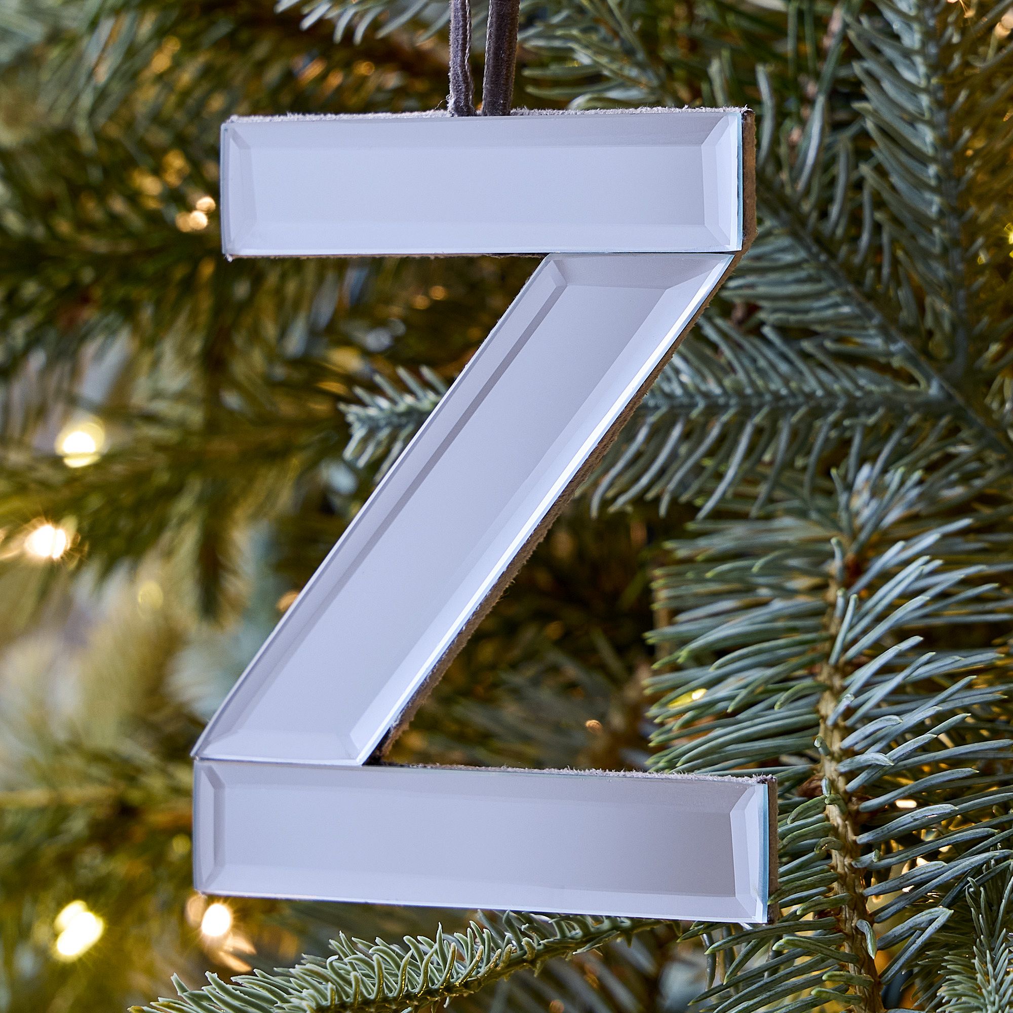 Mirrored Initial Ornaments | West Elm