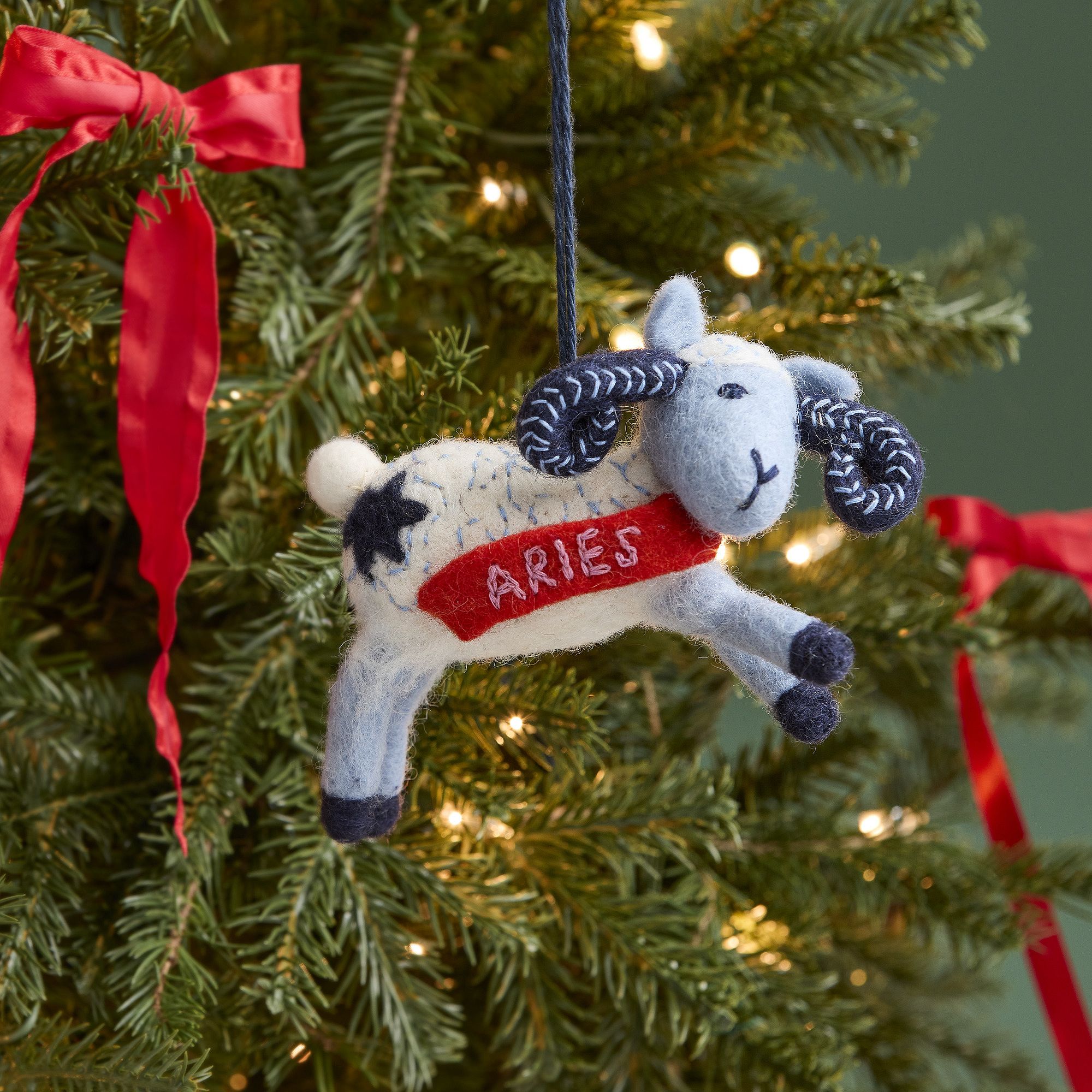 Felt Zodiac Animal Ornaments | West Elm