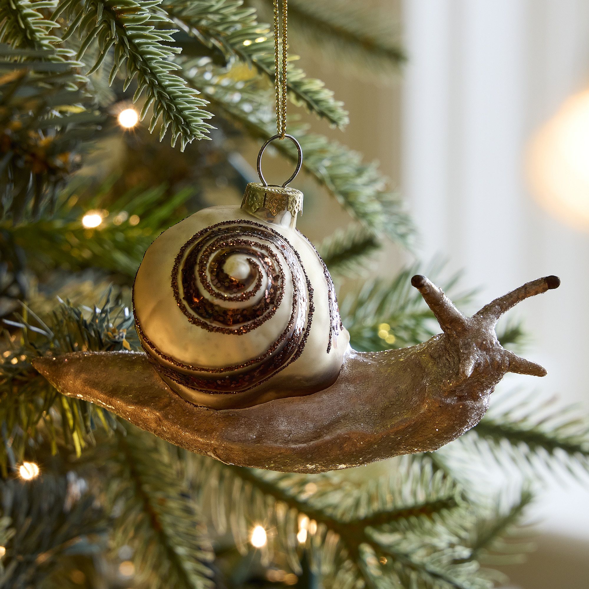 Glass Snail Ornament | West Elm