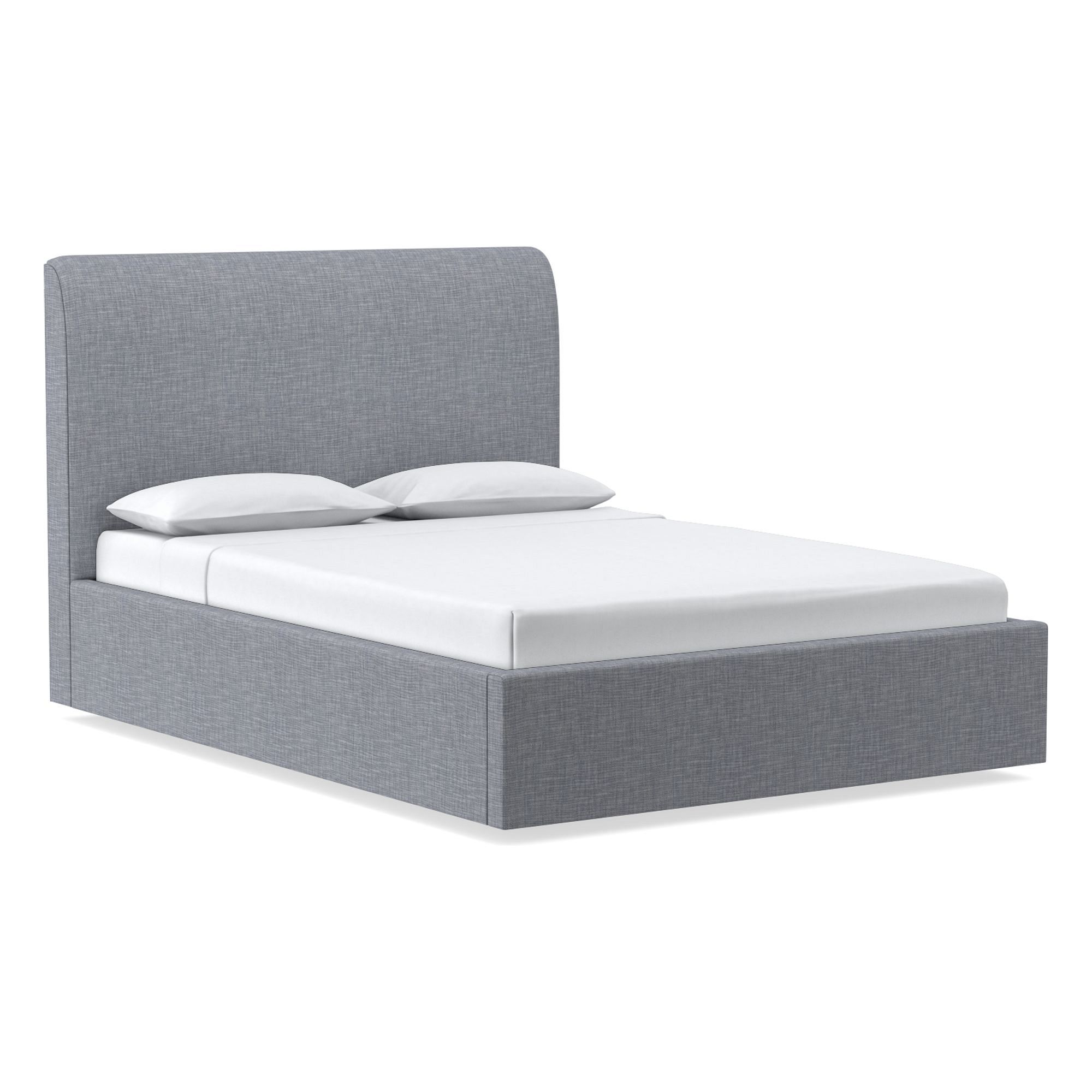 Freya Flange Low Profile Bed | West Elm