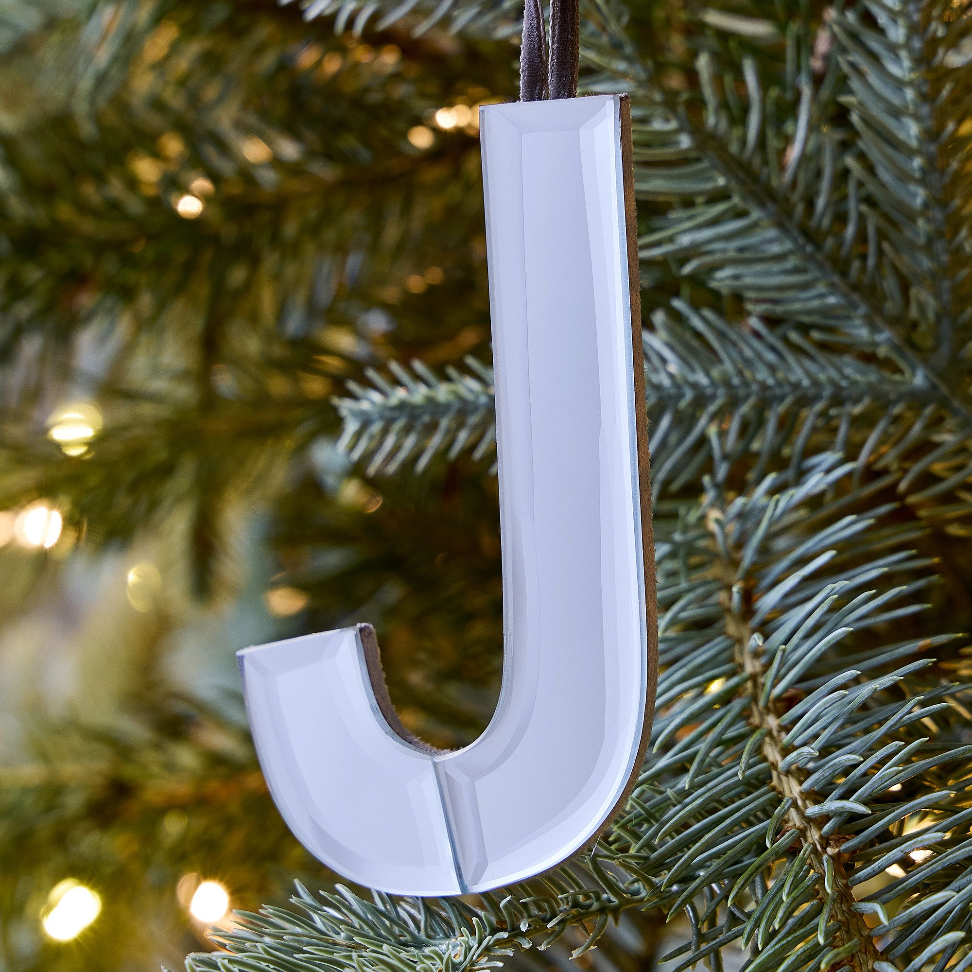 Mirrored Initial Ornaments | West Elm