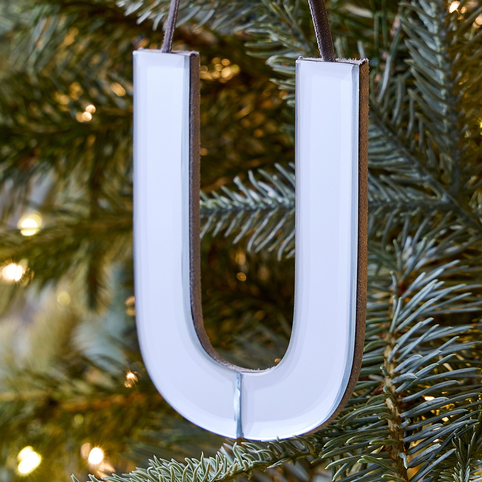 Mirrored Initial Ornaments | West Elm