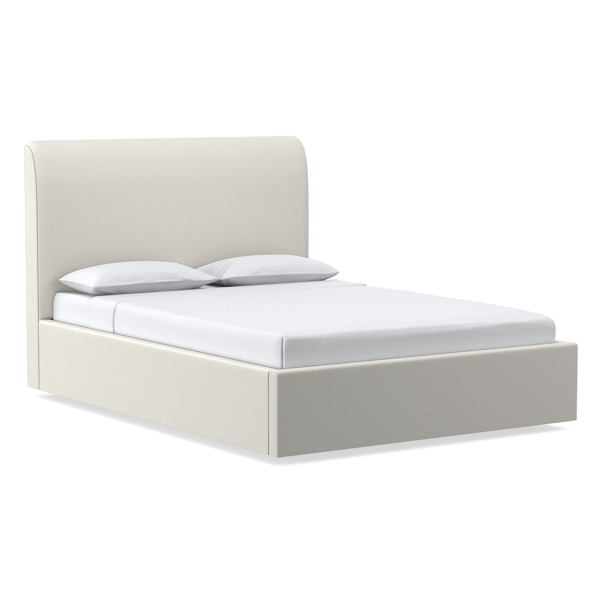 Freya Flange Low Profile Bed | West Elm