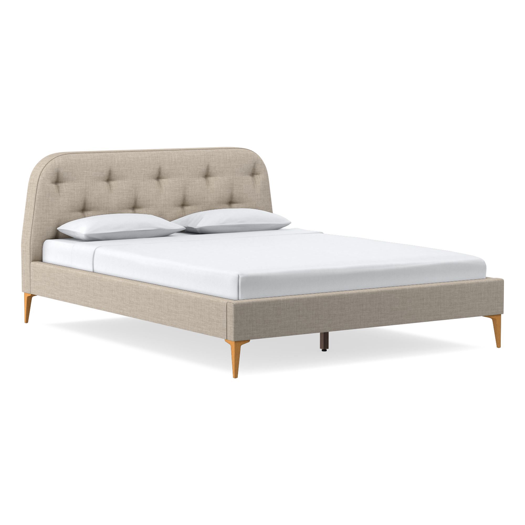 Camilla Bed - Wood Legs | West Elm