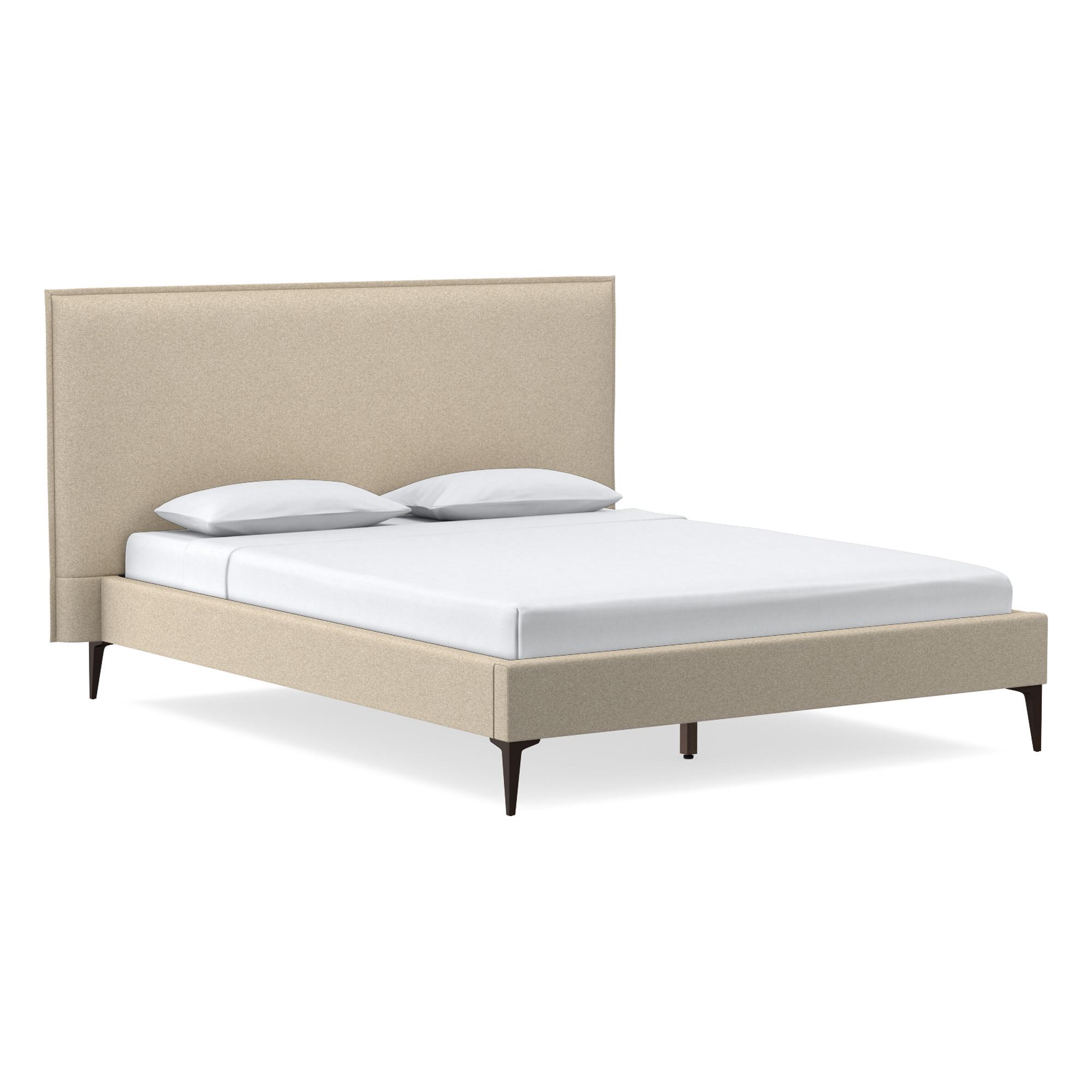 Freya Flange Low Profile Bed | West Elm