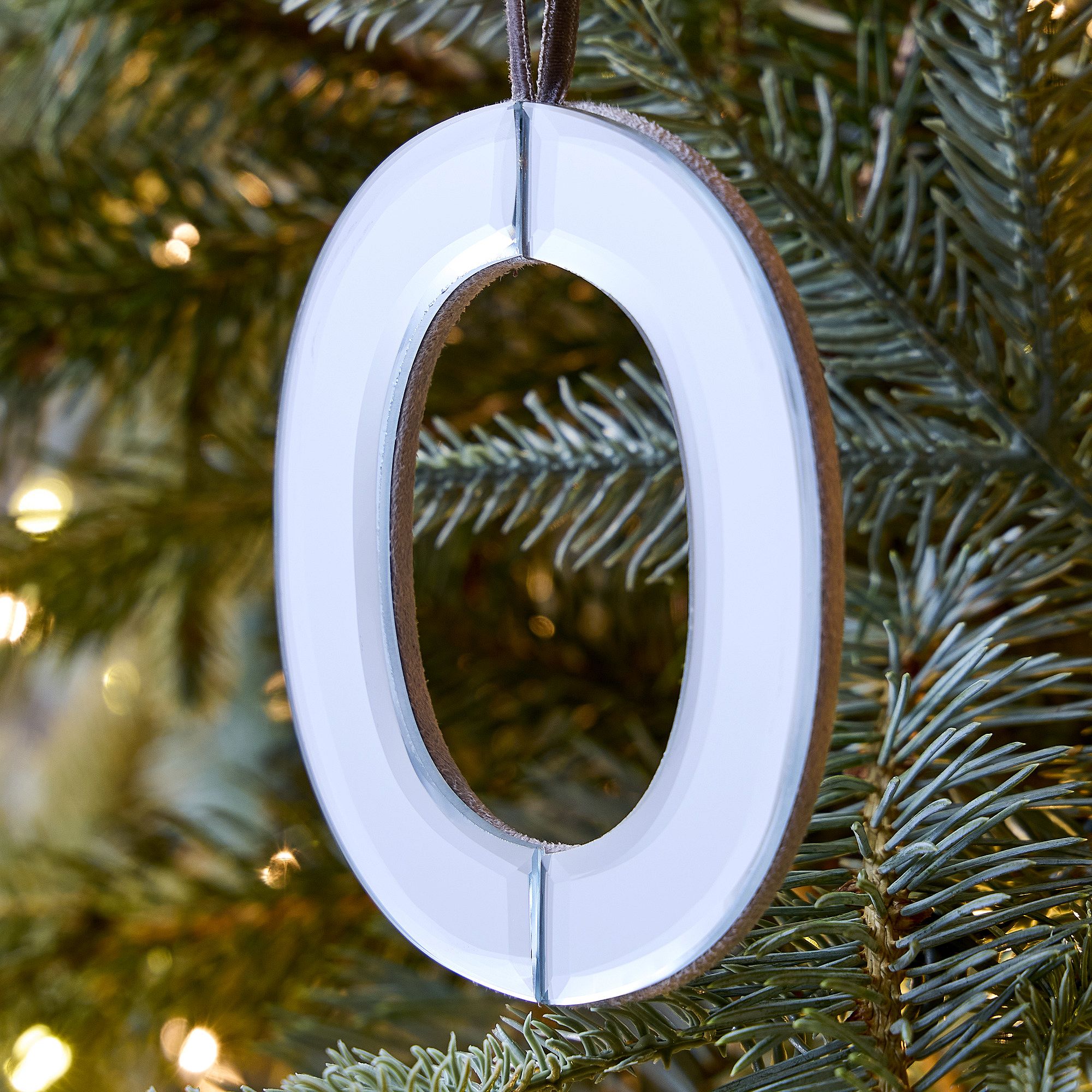 Mirrored Initial Ornaments | West Elm