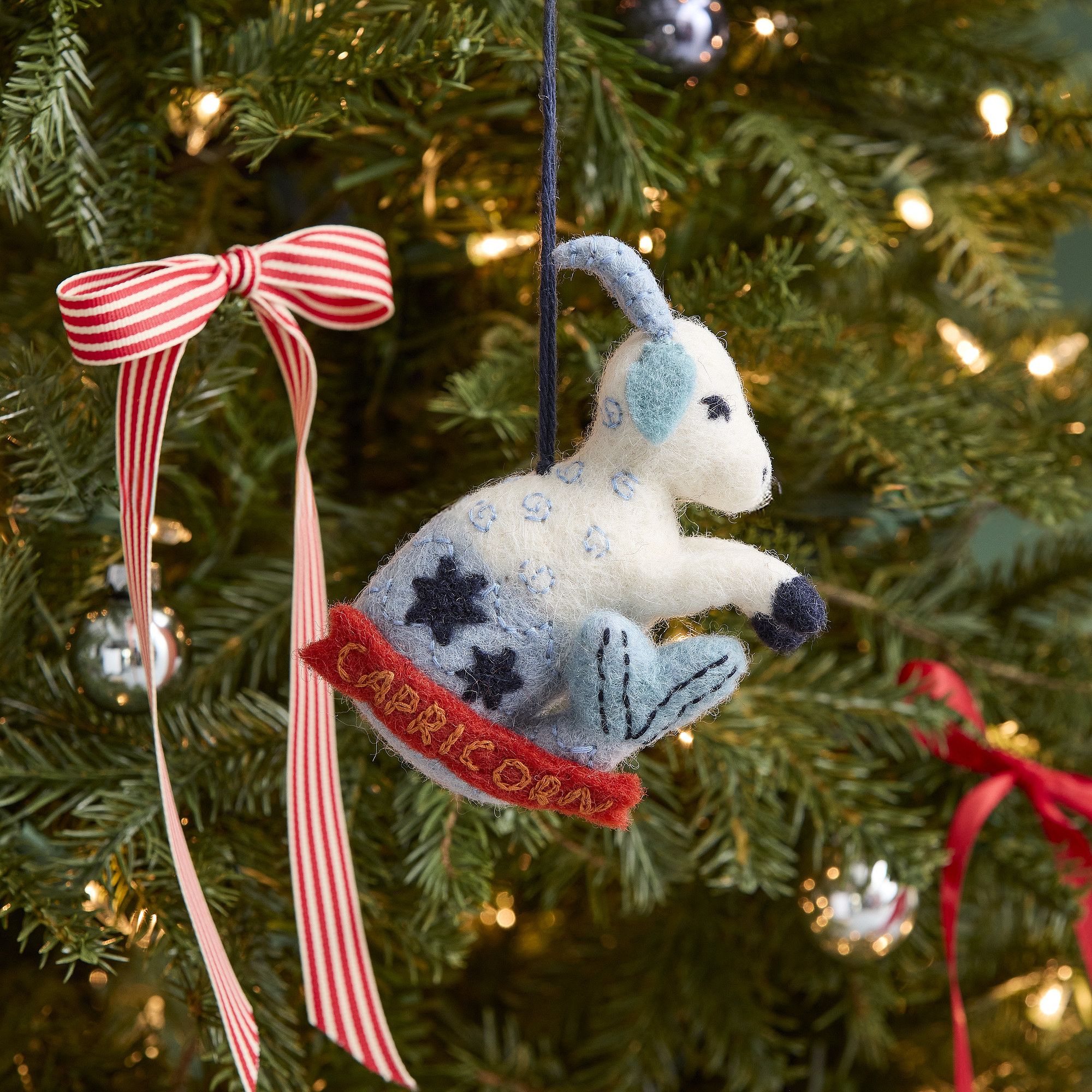 Felt Zodiac Animal Ornaments | West Elm