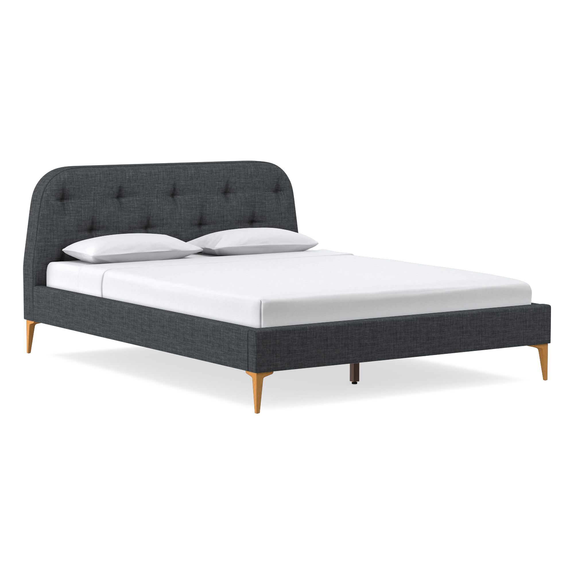 Camilla Bed - Wood Legs | West Elm