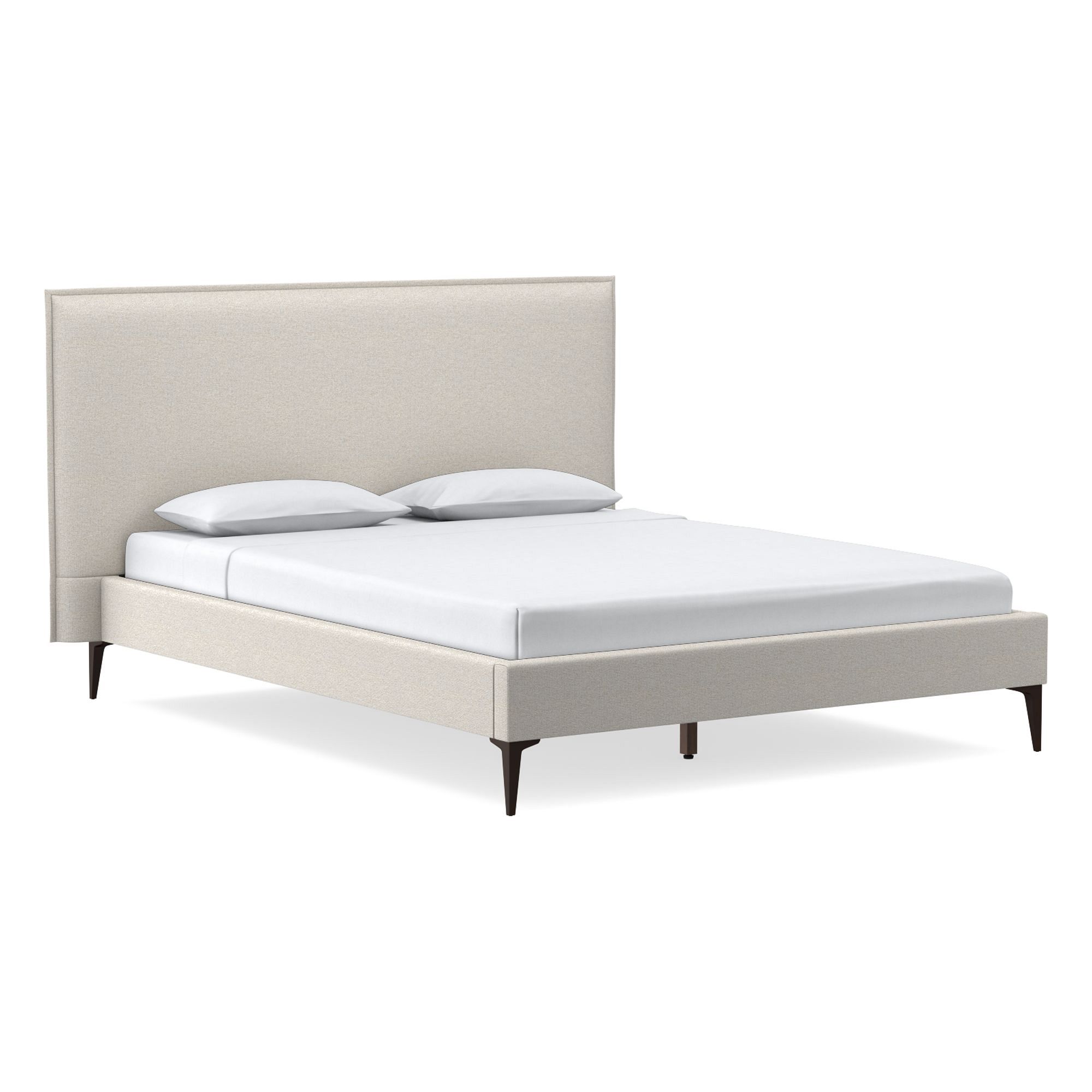 Freya Flange Low Profile Bed | West Elm